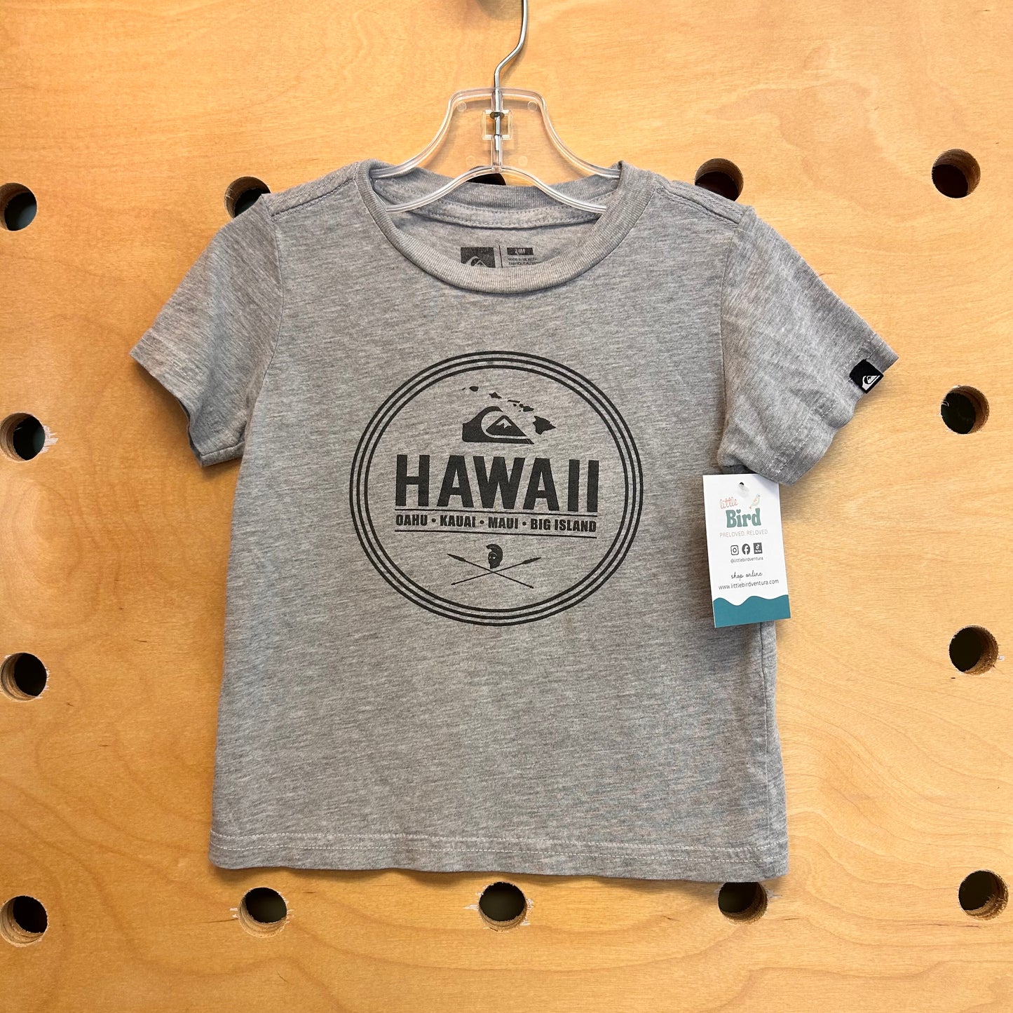 Grey Hawaii Tee