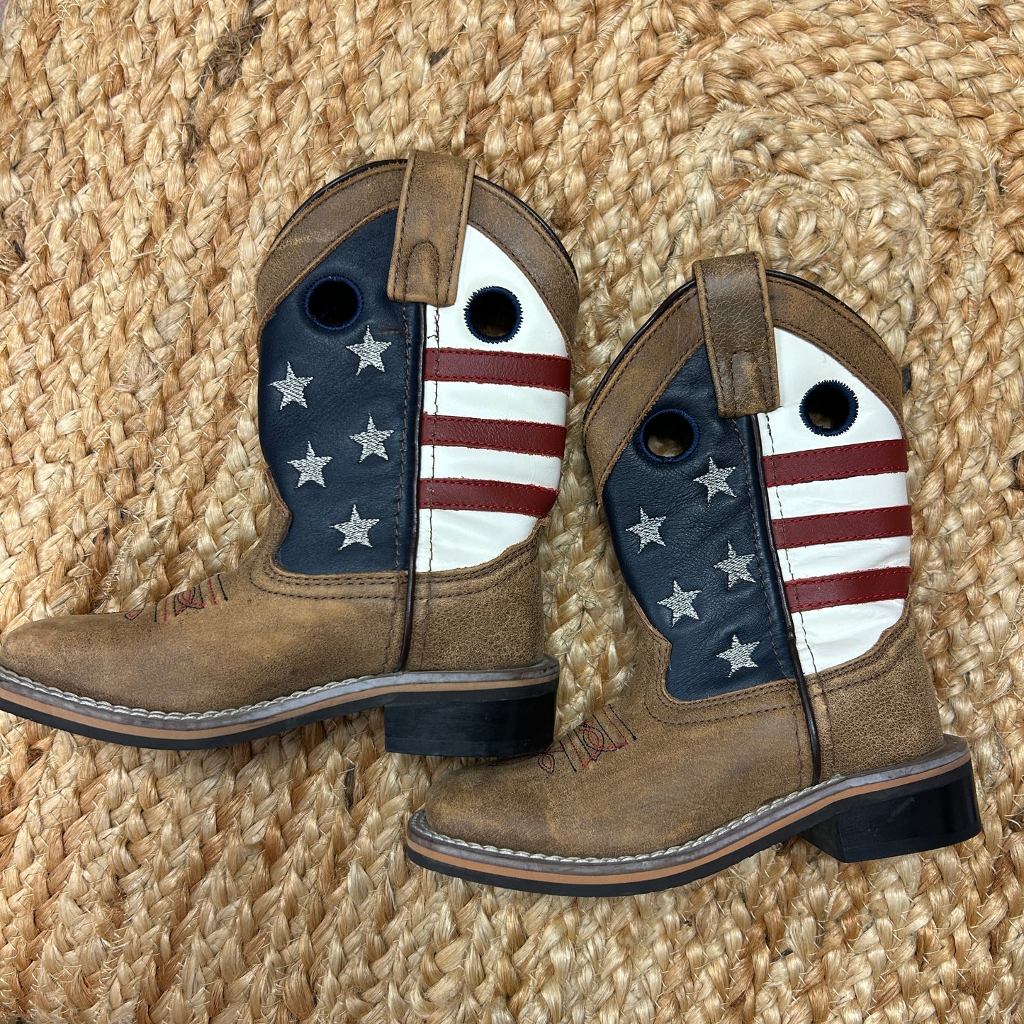 American Flag Western Boots