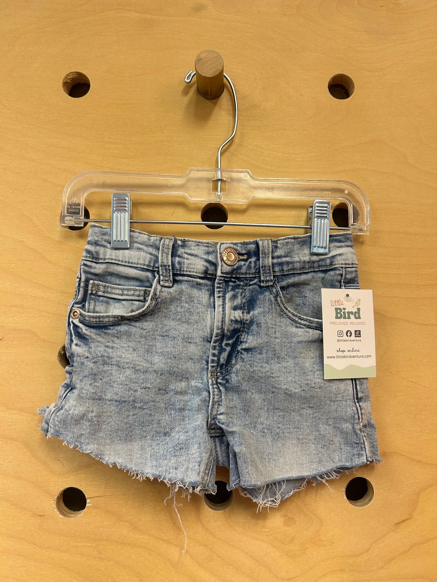 Light Wash Denim Shorts