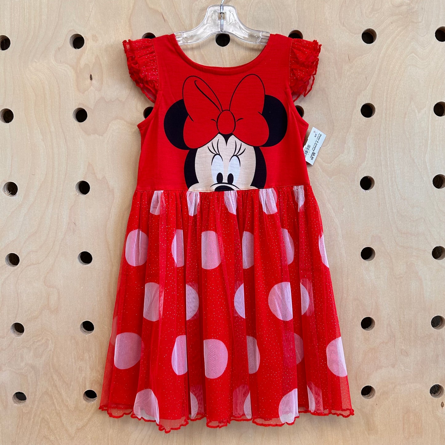 Red Glitter Tulle Minnie Dress