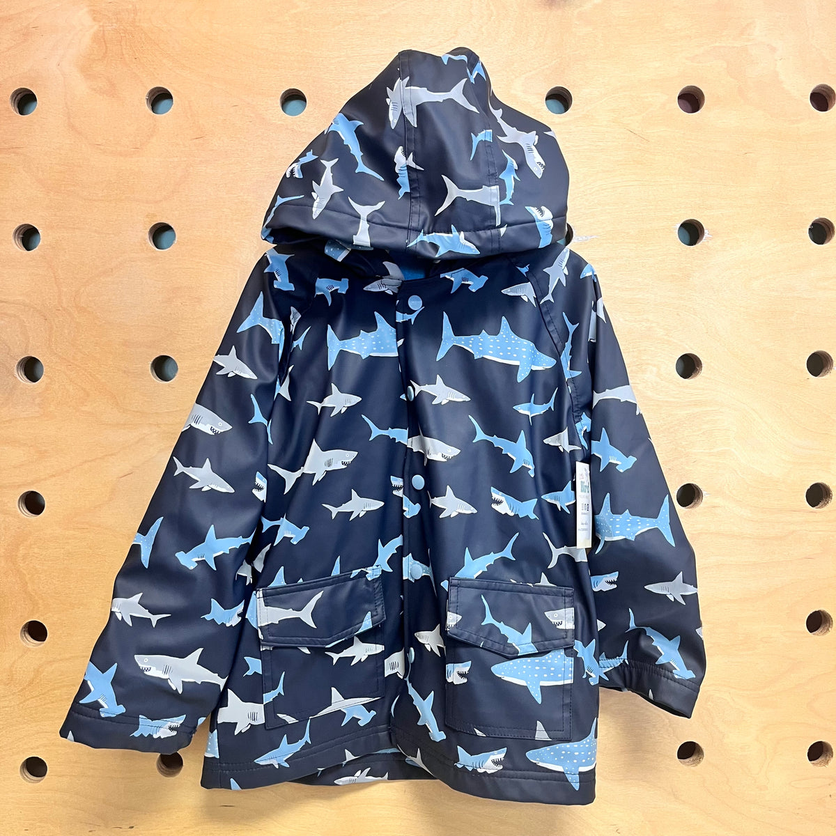 Blue Sharks Rain Jacket
