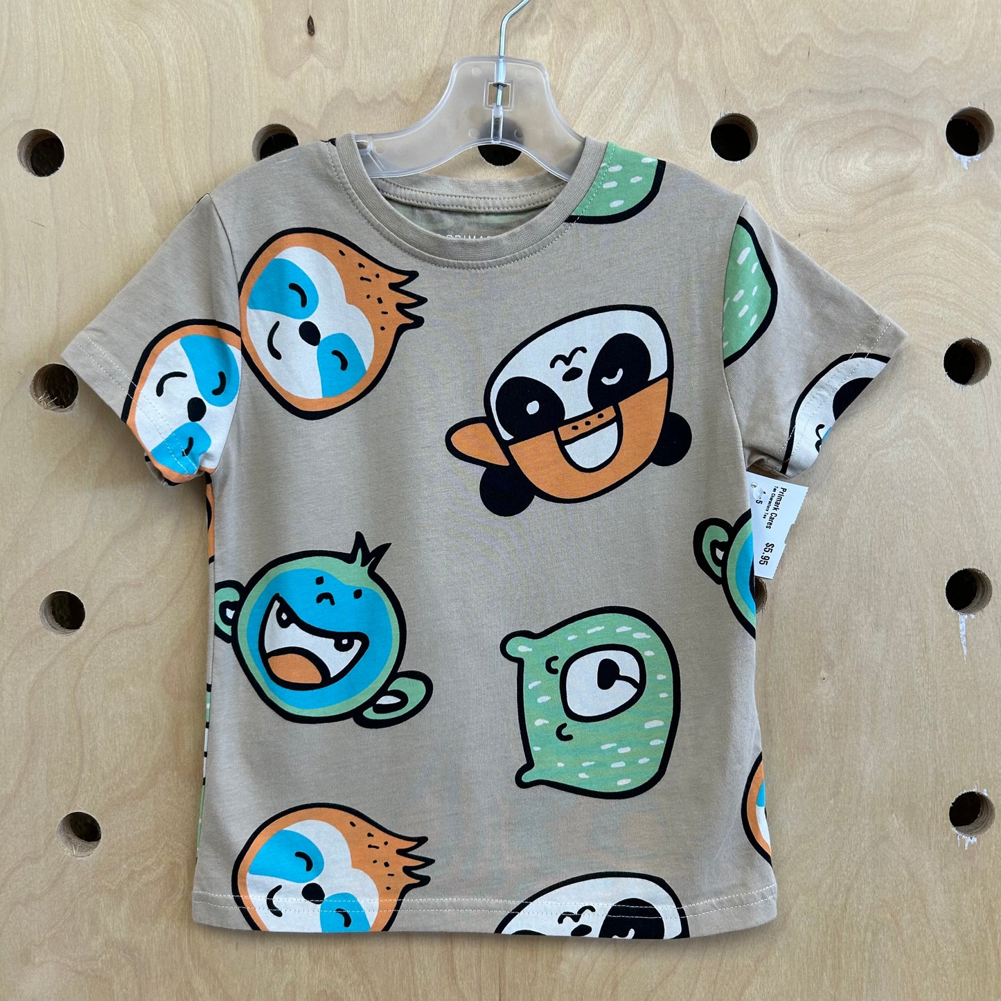 Tan Characters Tee