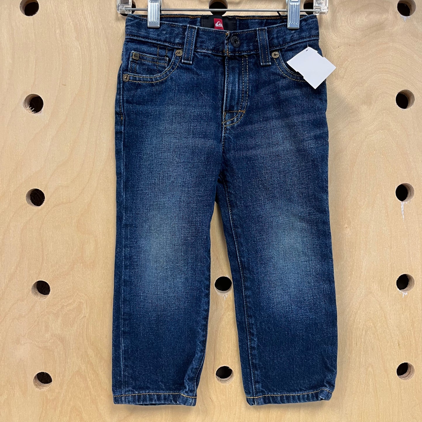 Blue Dark Wash Denim Pants