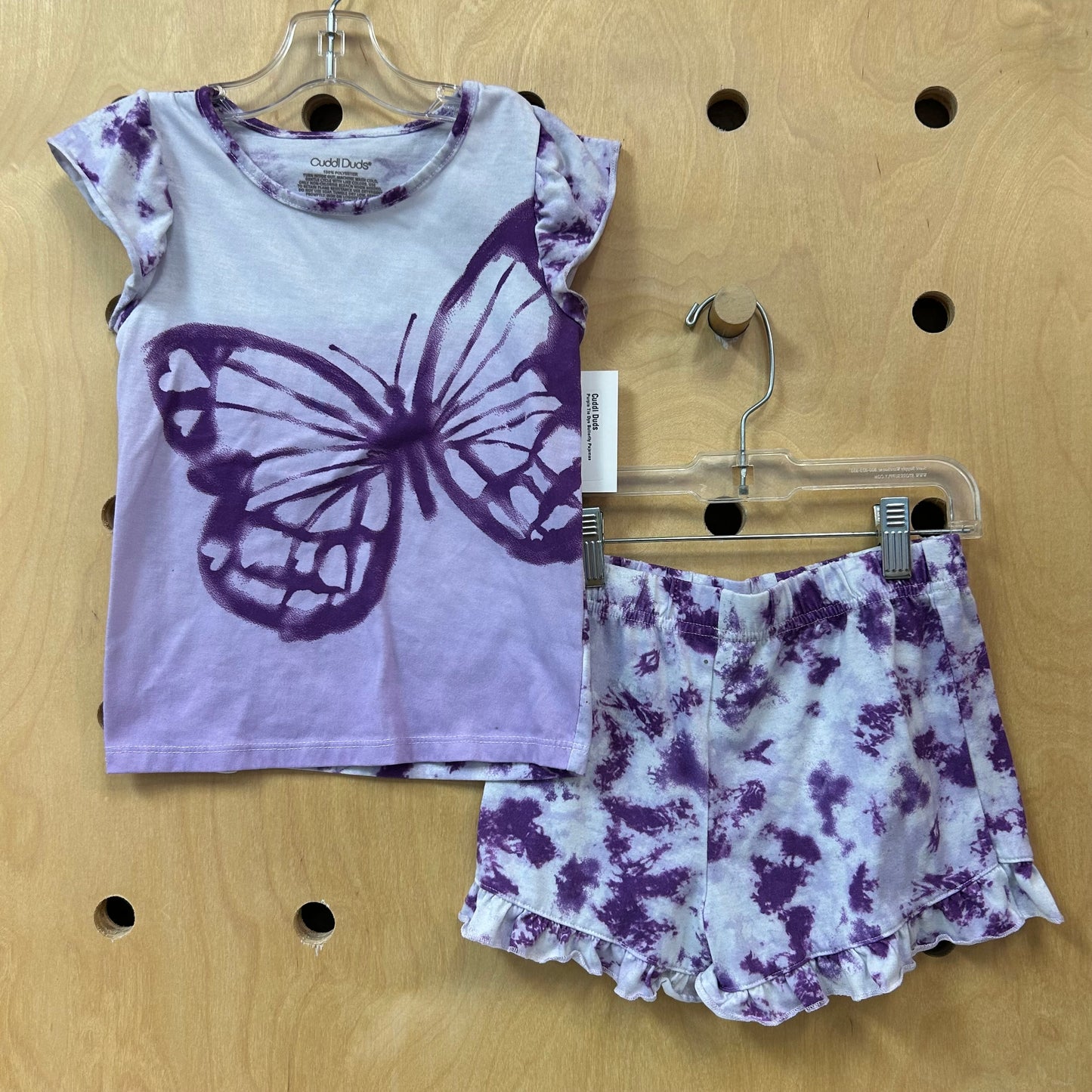 Purple Tie Dye Butterfly Pajamas