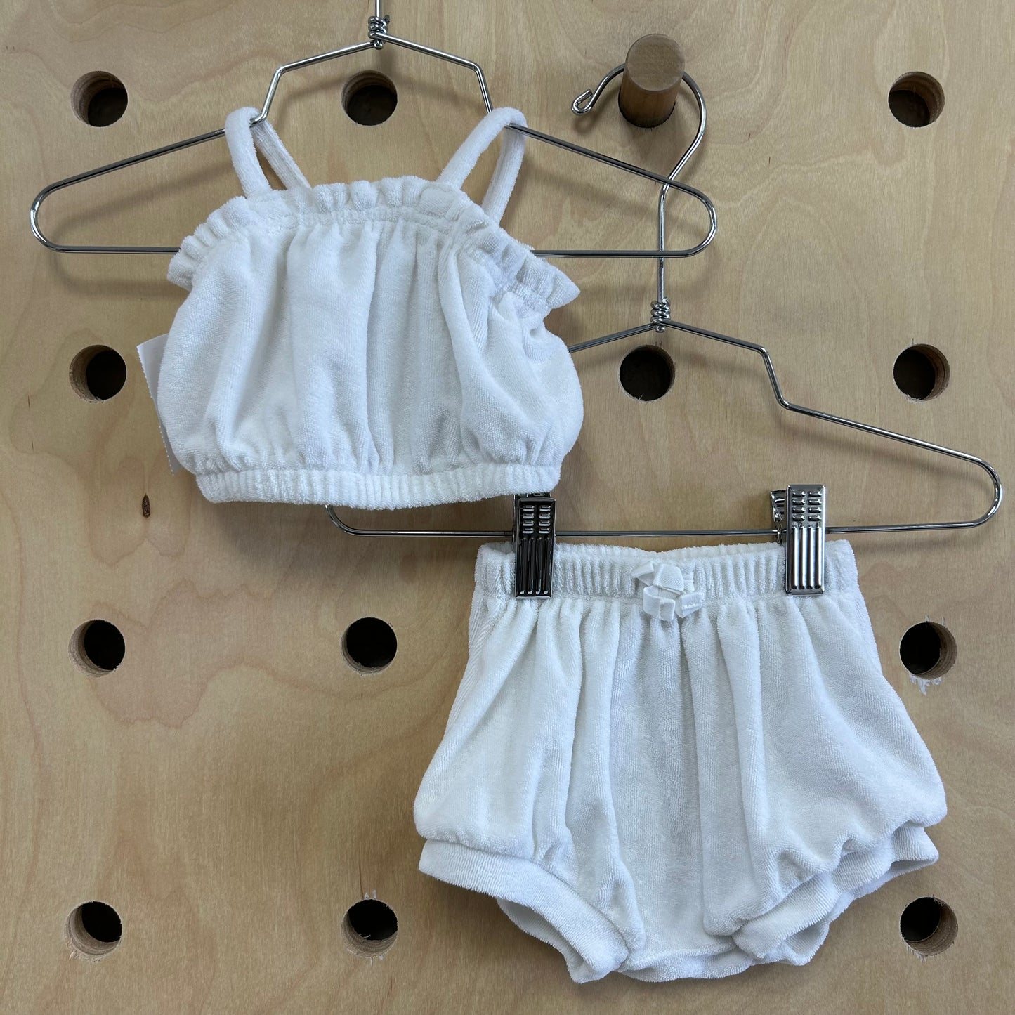 White Terry 2pc. Outfit