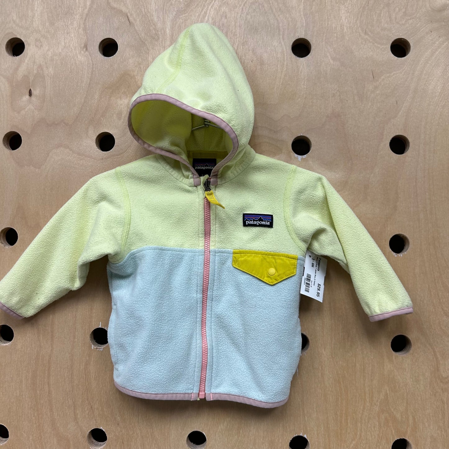 Micro D Snap T Jacket Blue & Yellow