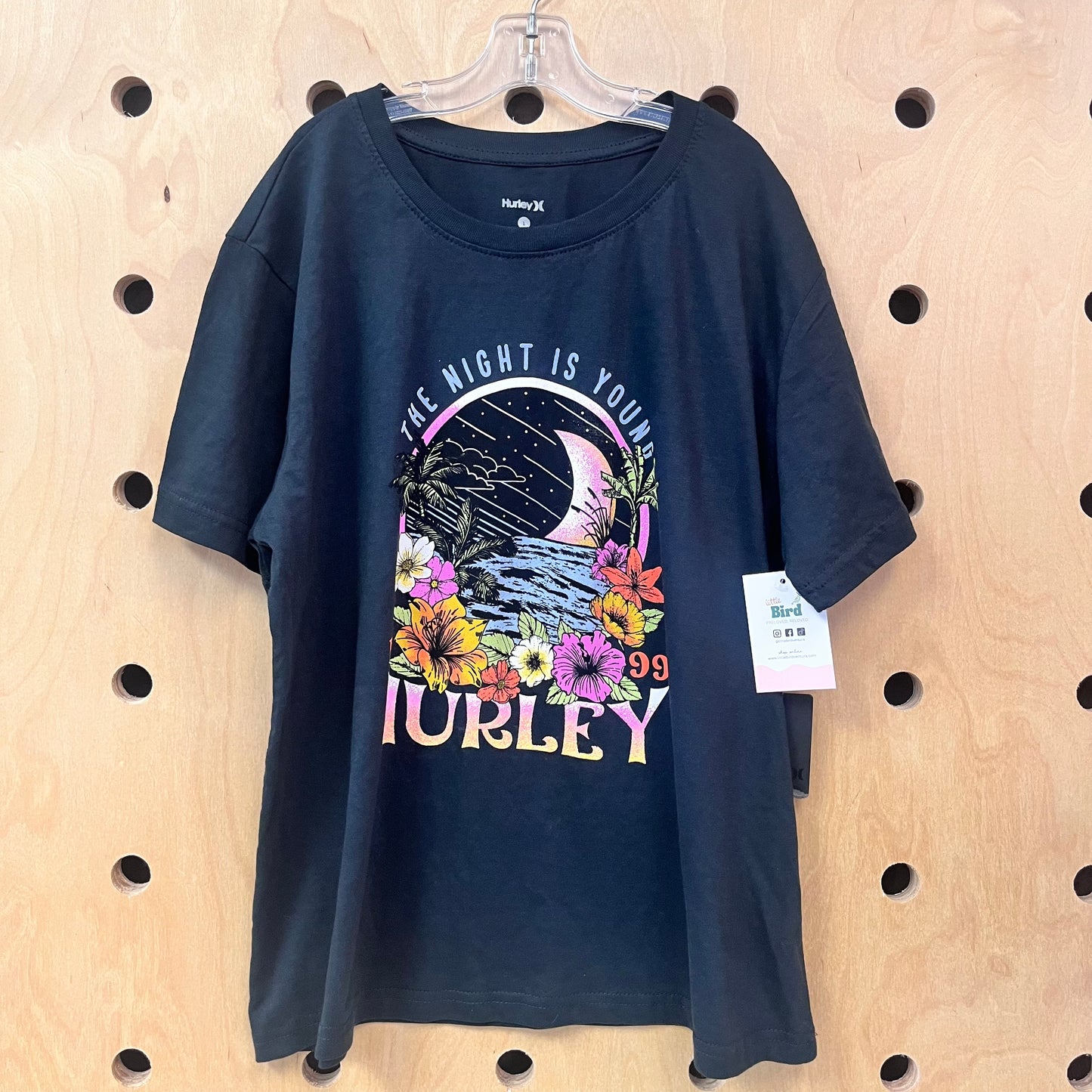 Black Island The Night Is Young Tee NEW!