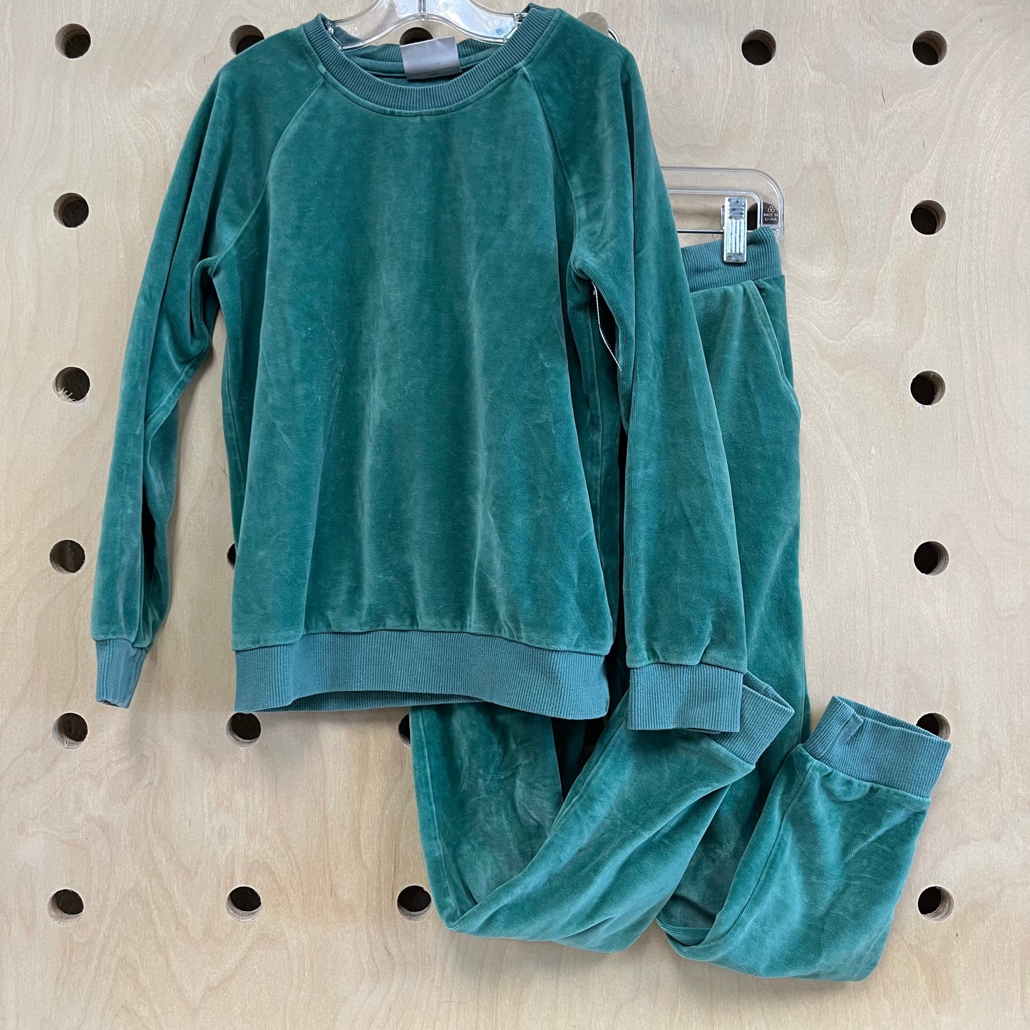 Green Velour Outfit