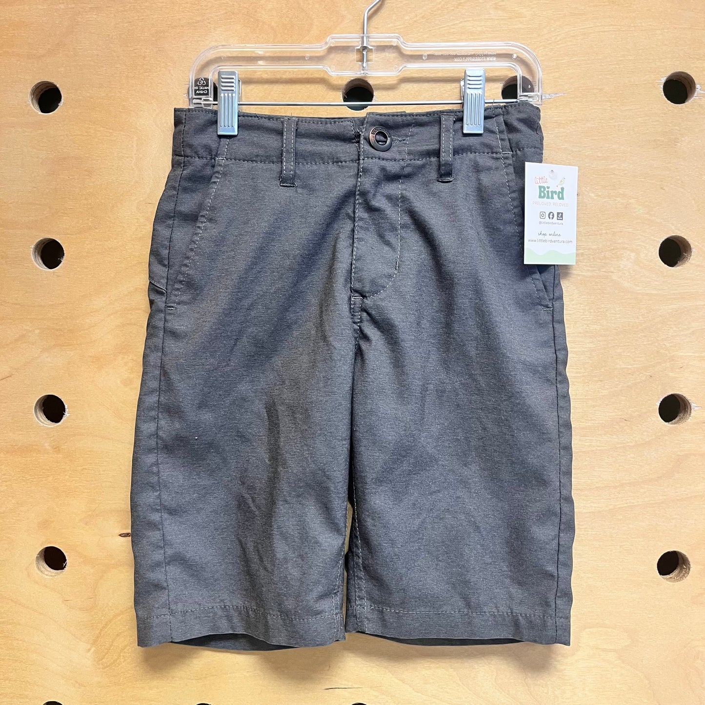 Grey 2-Way-Stretch Shorts
