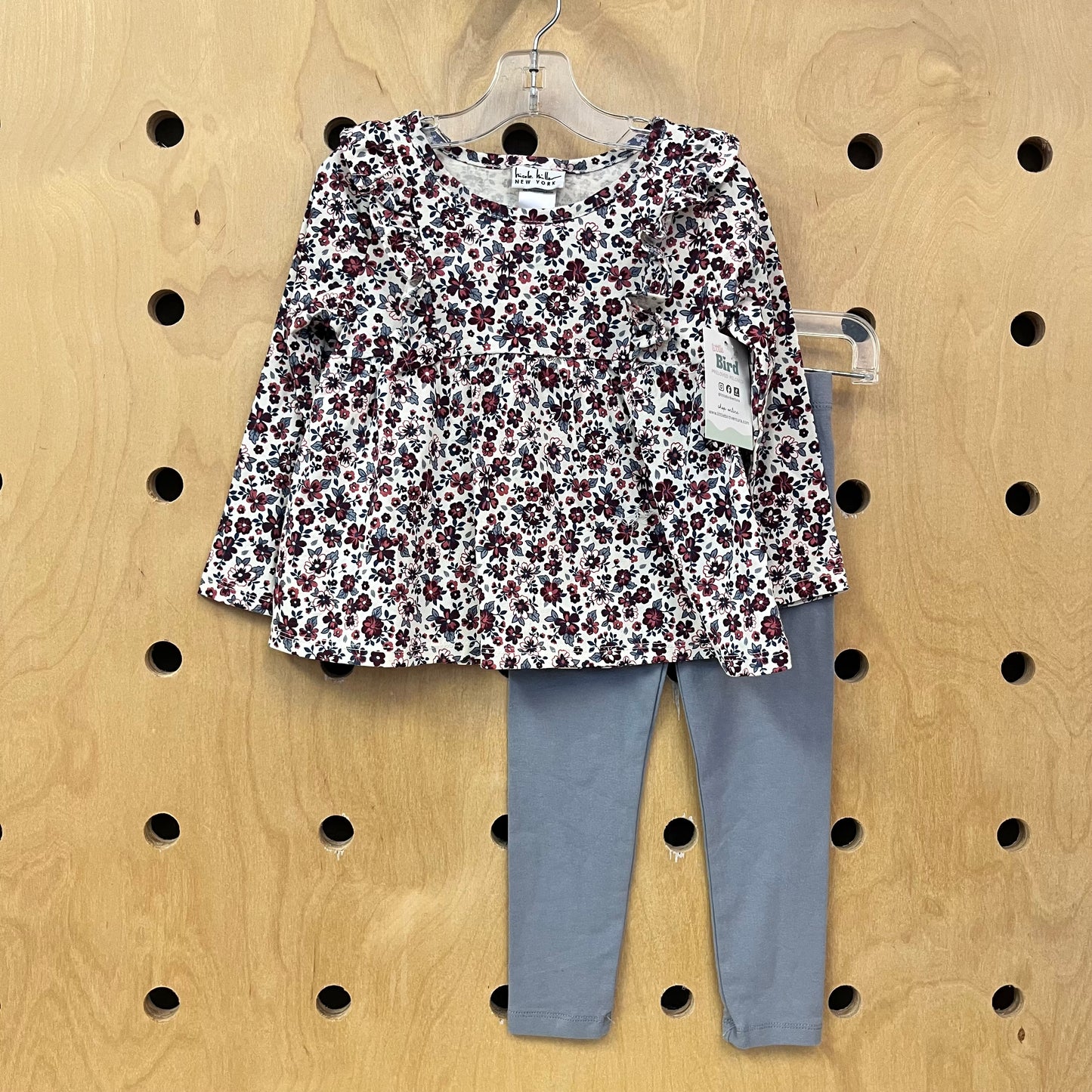 Floral & Grey Outfit