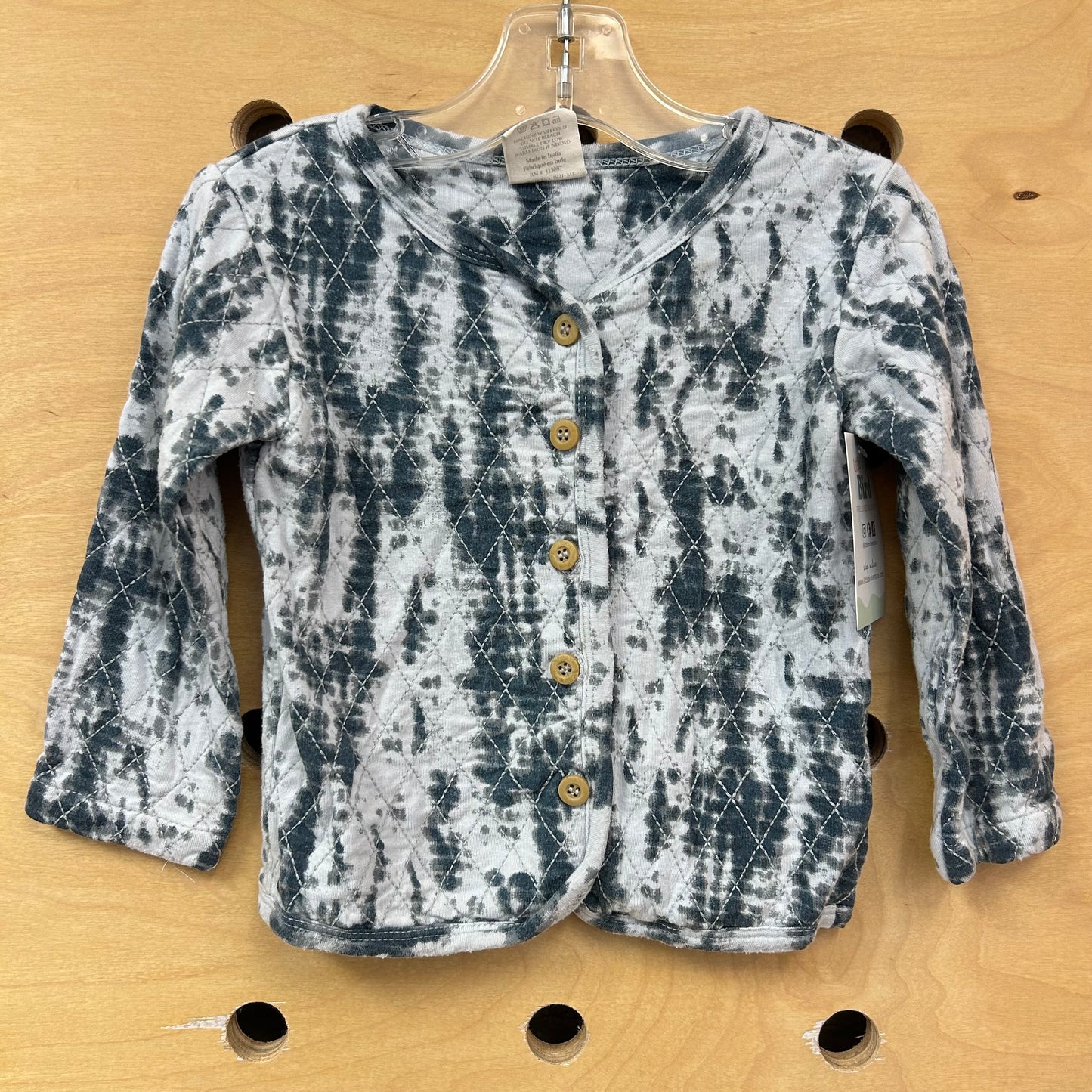 Tie Dye Quilted Modal Blend Cardigan