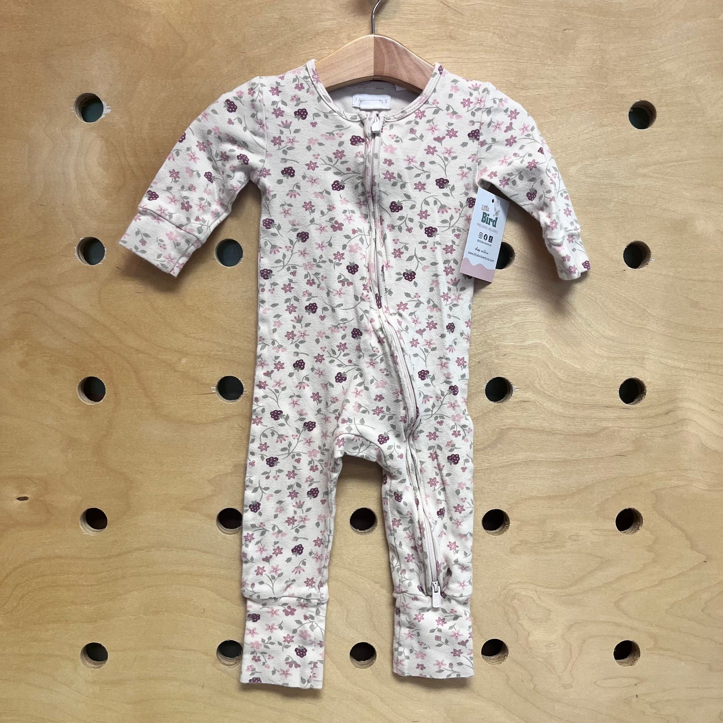 Blush Floral Berries 2-Way Zippy