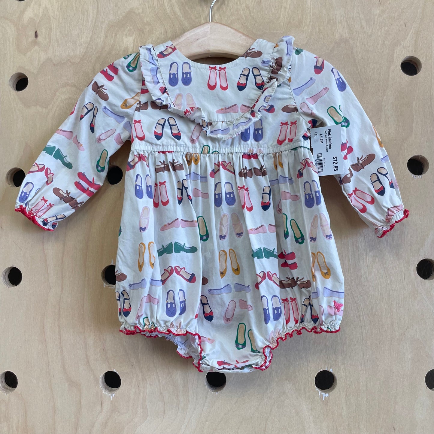 Tan Fancy Shoes Romper