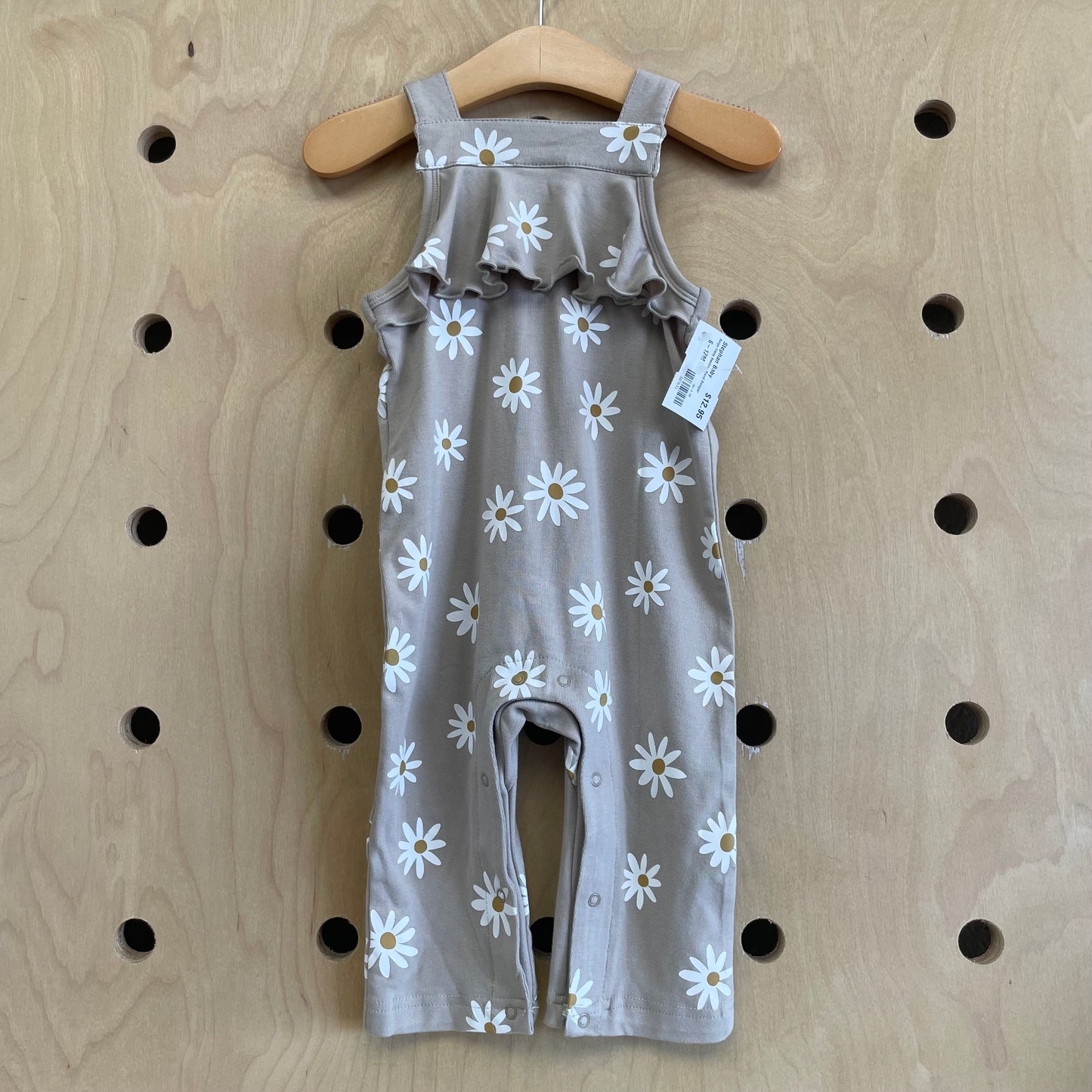 Beige Daisy Bamboo Blend Romper
