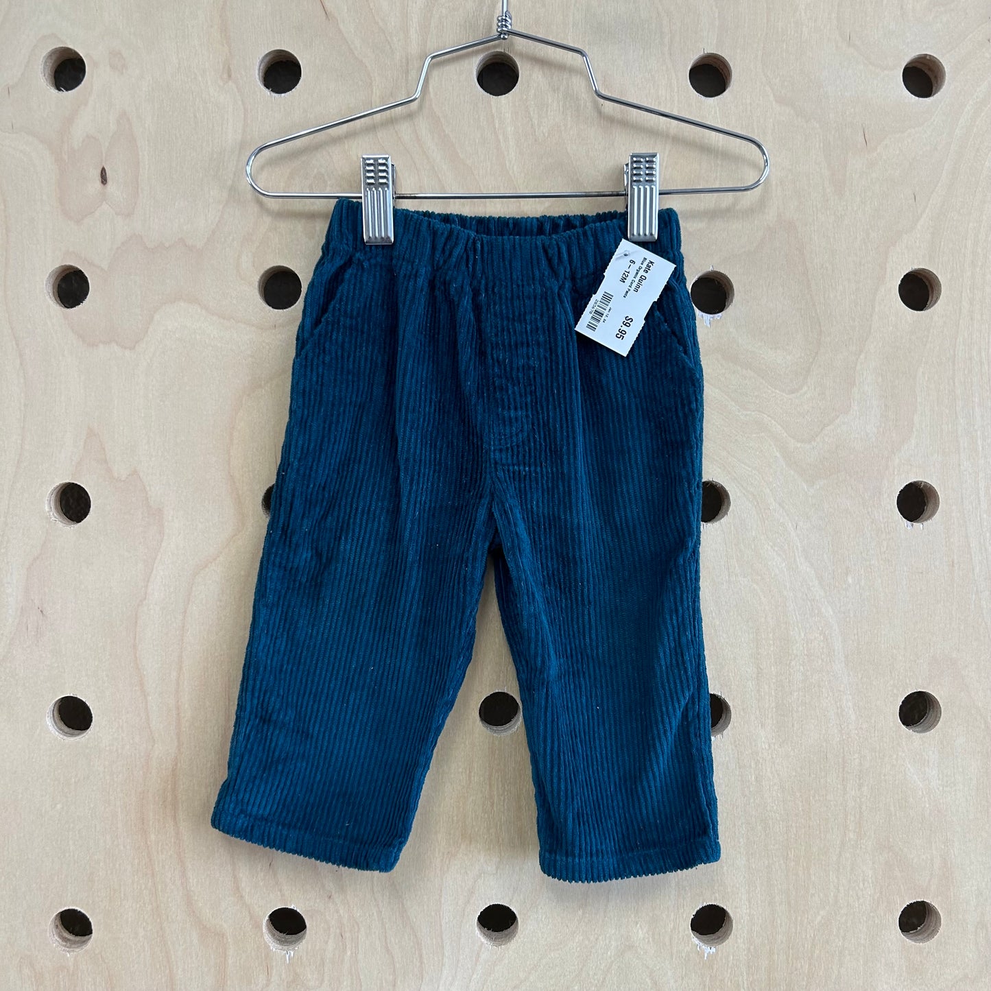 Blue Organic Cord Pants