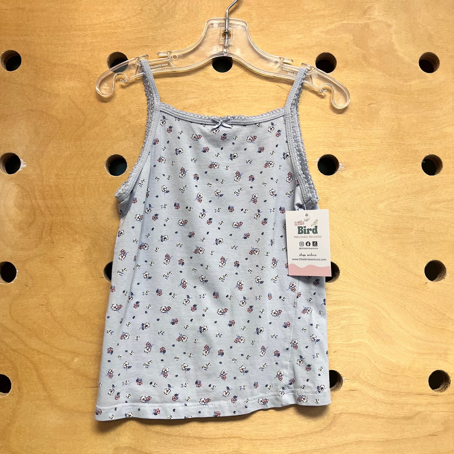 Blue Floral Tank