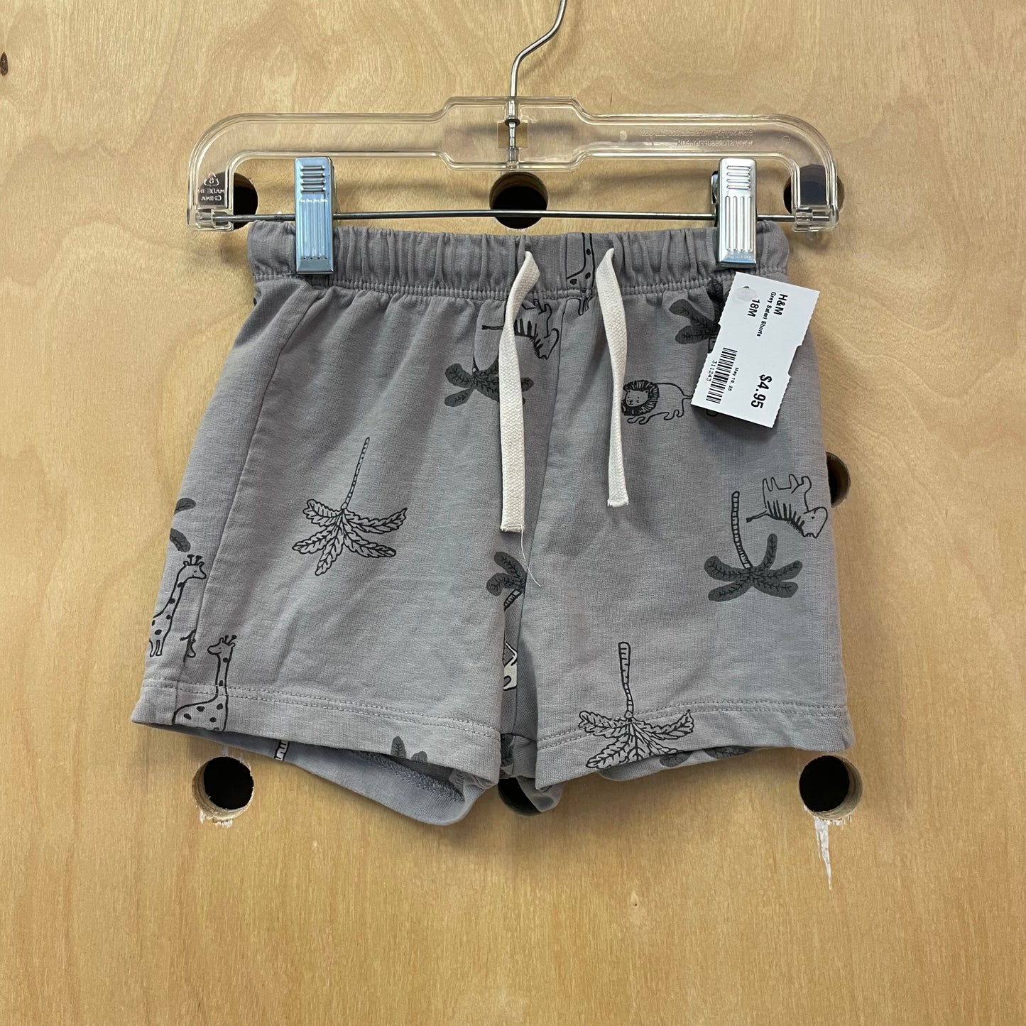 Grey Safari Shorts