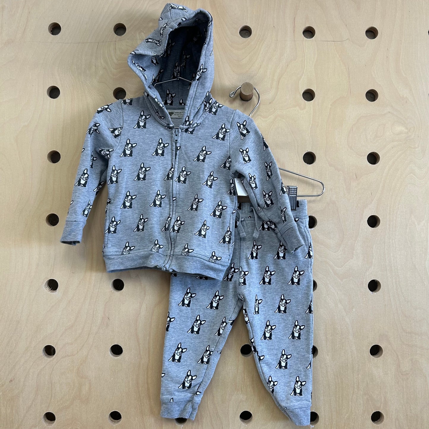 Organic Grey Frenchies Sweatsuit
