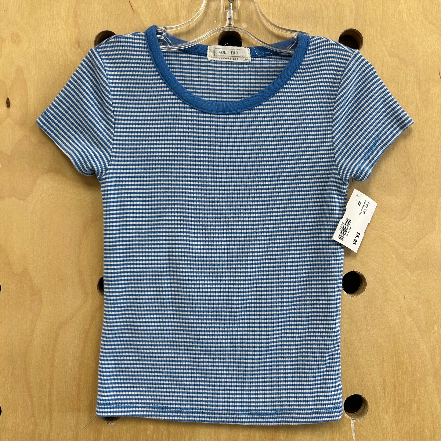 Blue Striped Top