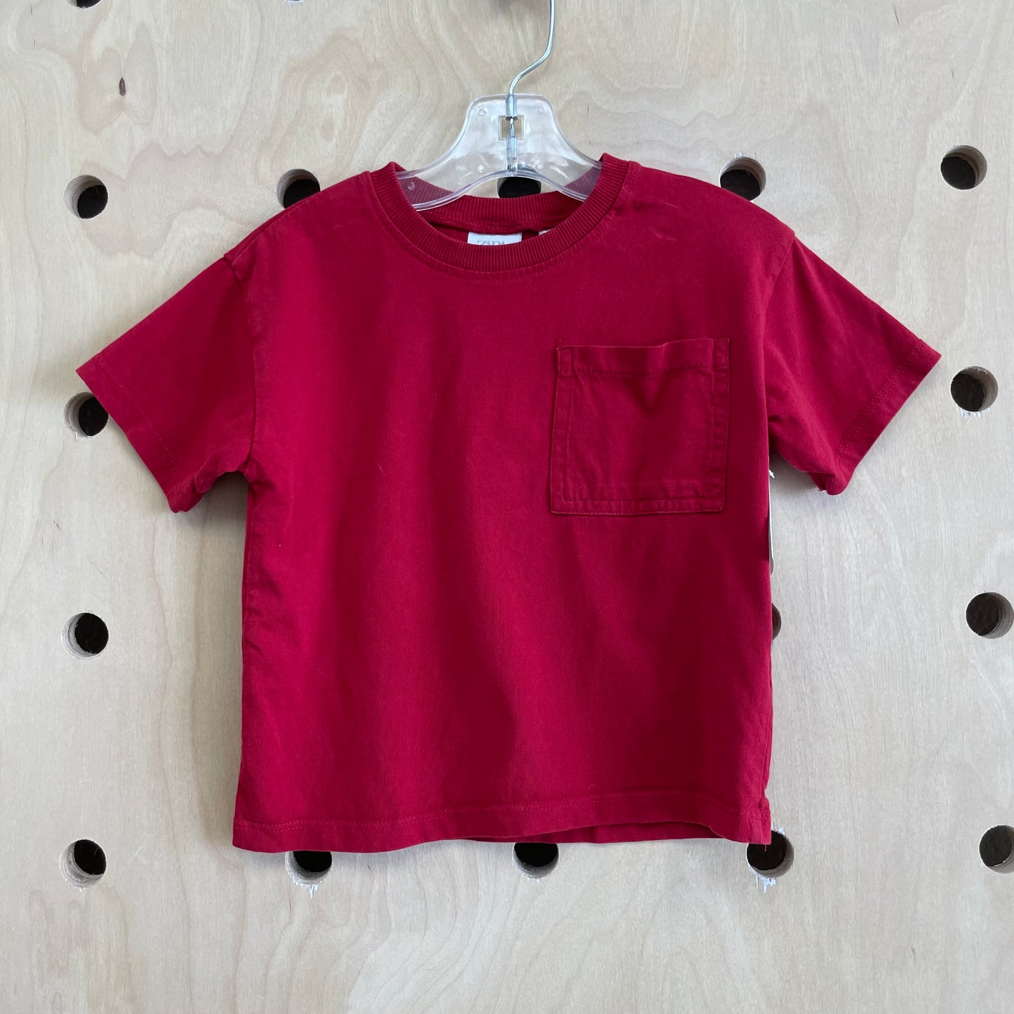 Red Pocket Tee