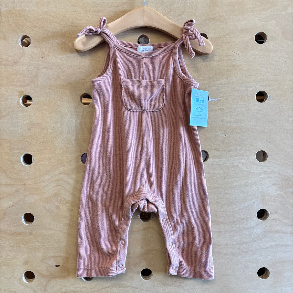Terracota Ribbed Romper