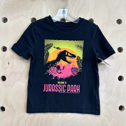 Black Neon Jurassic Park Tee