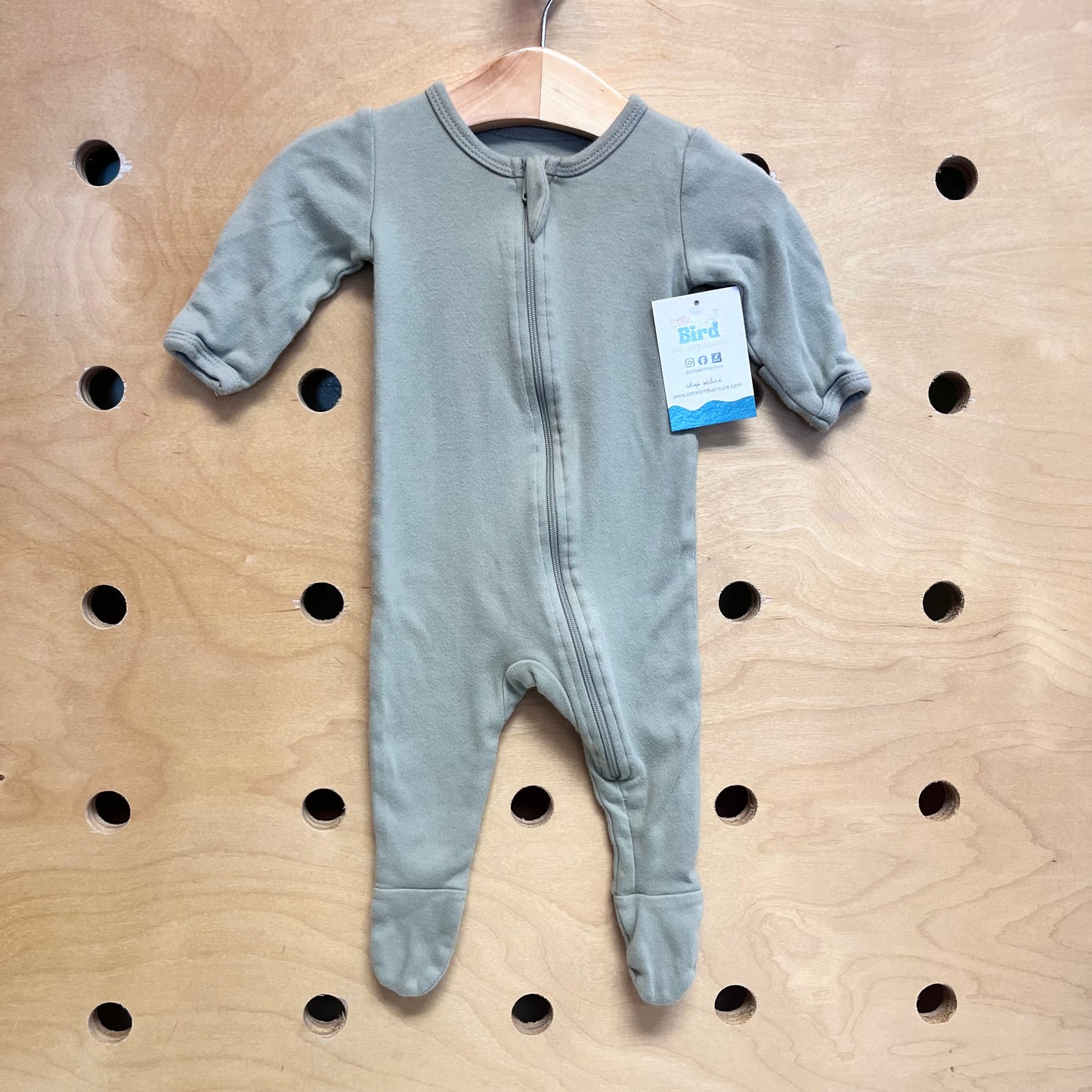 Organic Seafoam Footies