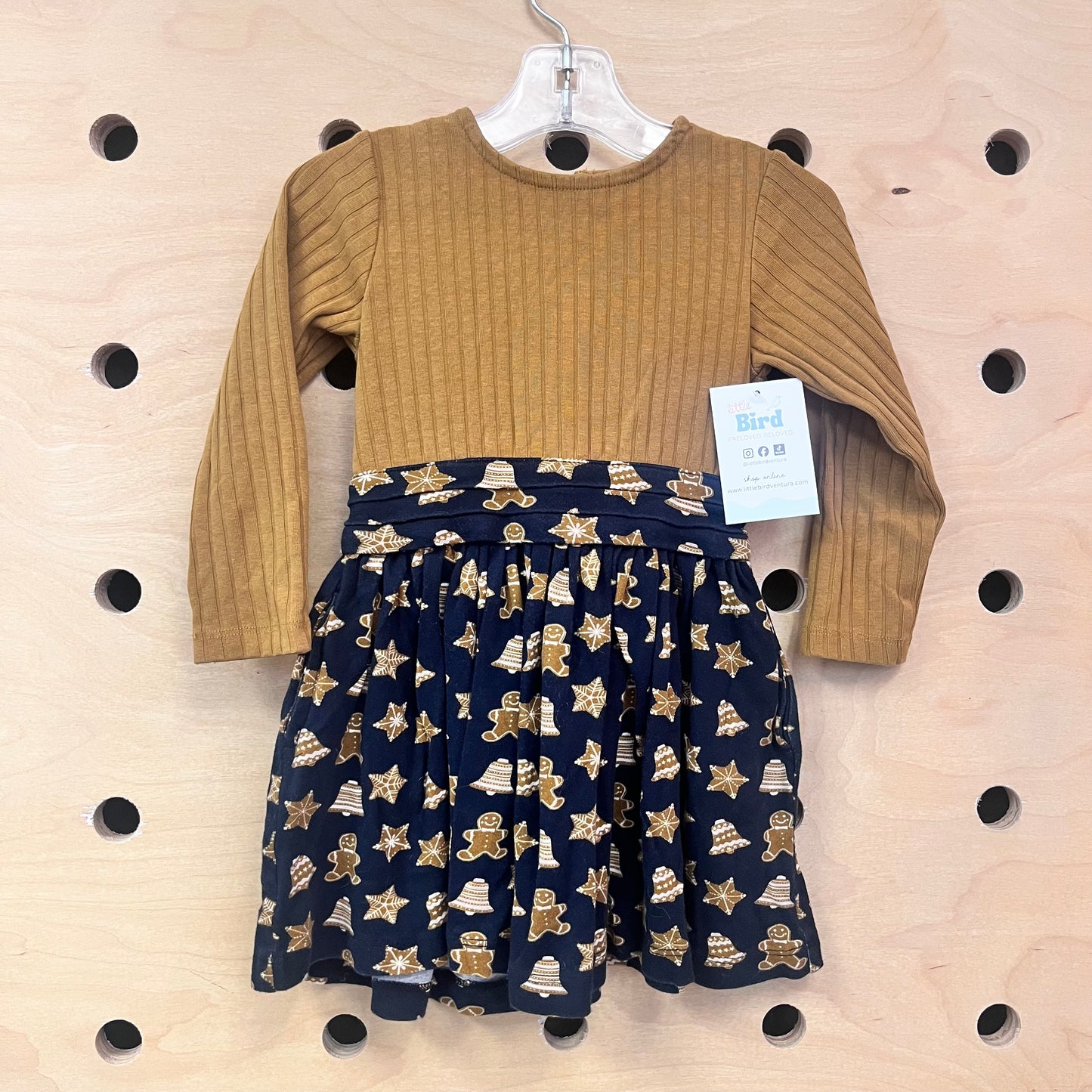 Organic Brown Gingerbread Dress