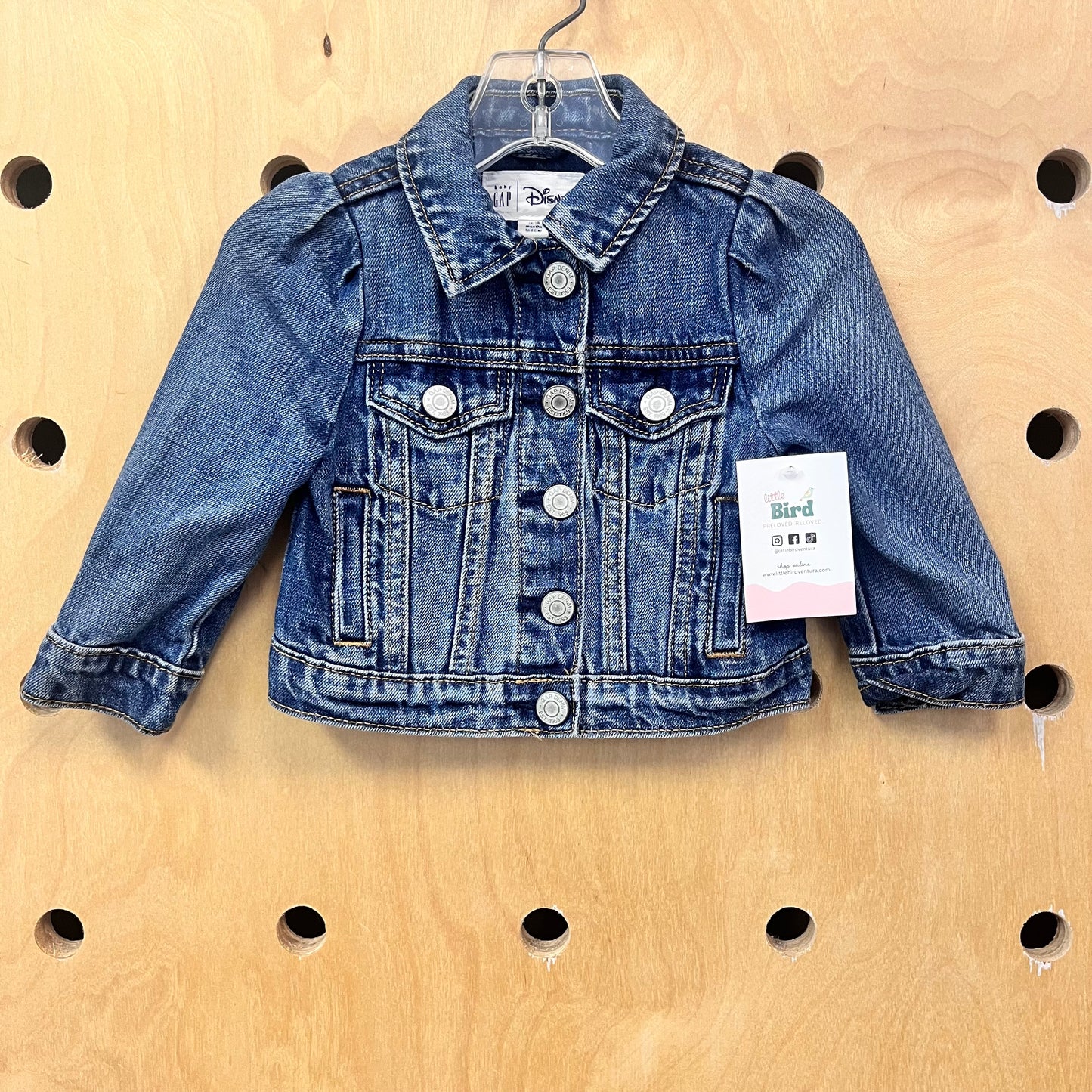 Minnie Patch Denim Snap Jacket