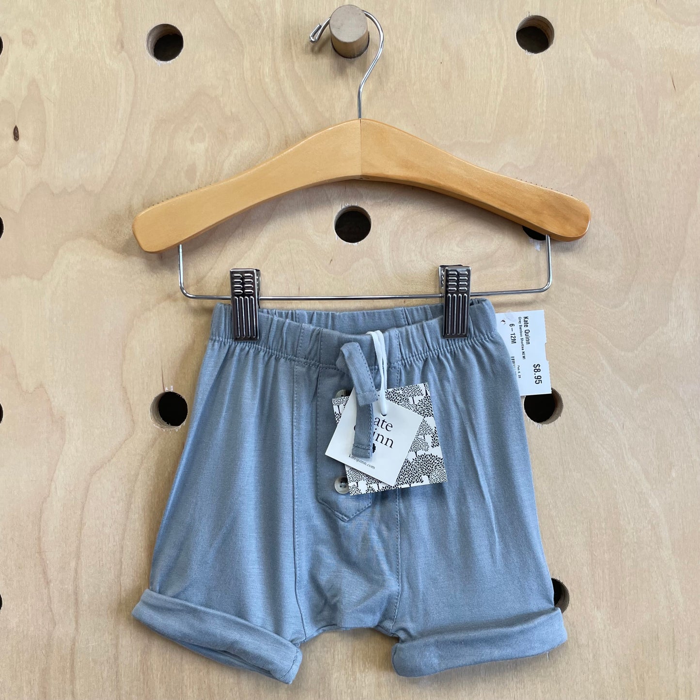 Grey Bamboo Shorties NEW!