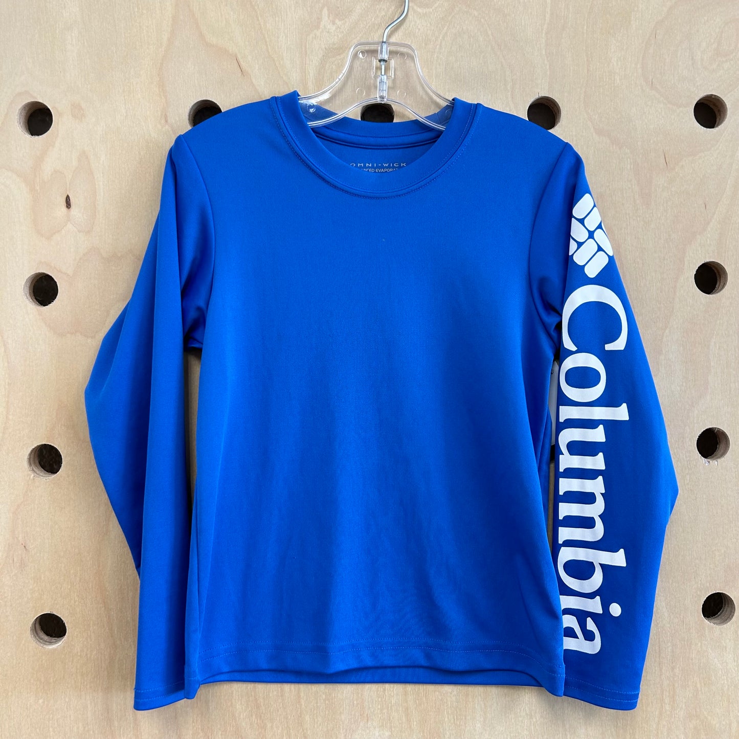 Blue Omni-Wick LS Tee