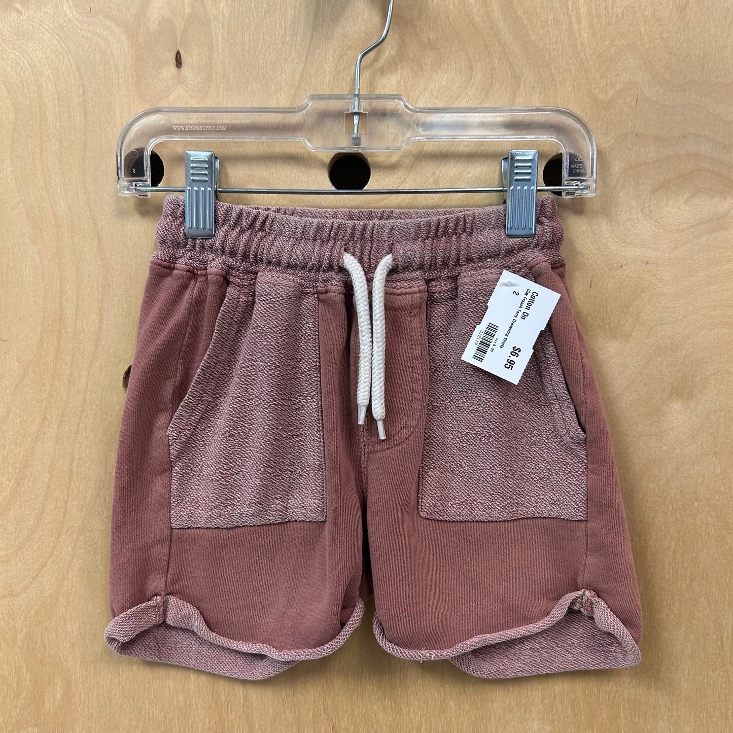 Clay French Terry Drawstring Shorts