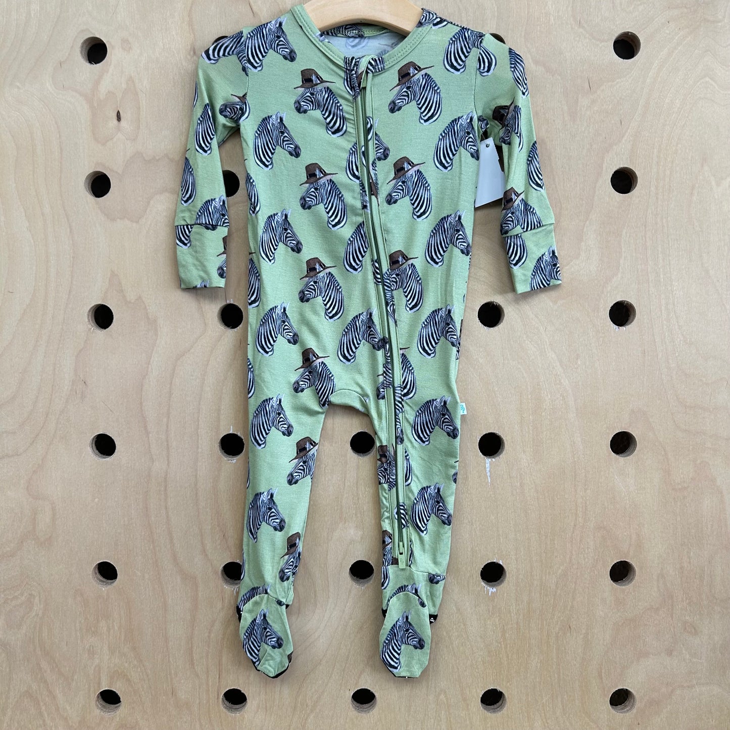 Green Zebra Bamboo Zippy NEW!