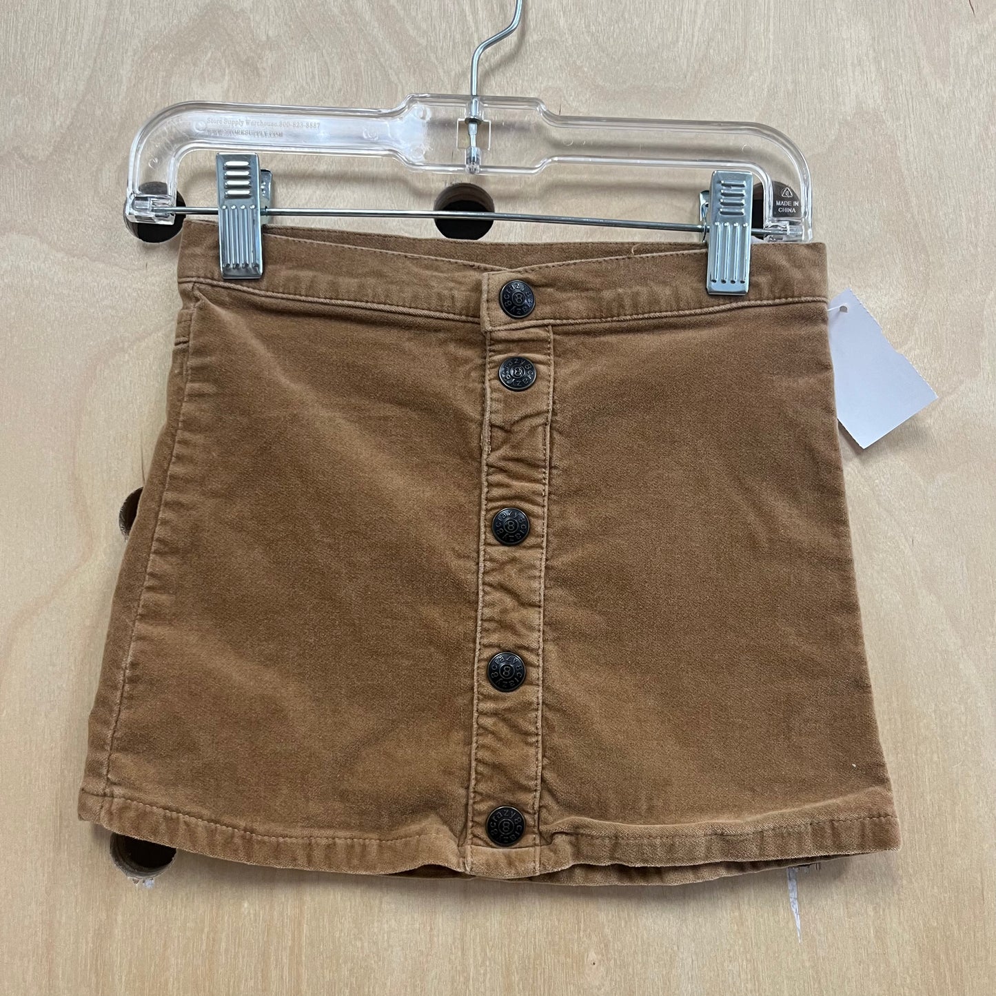 Camel Velour Skirt