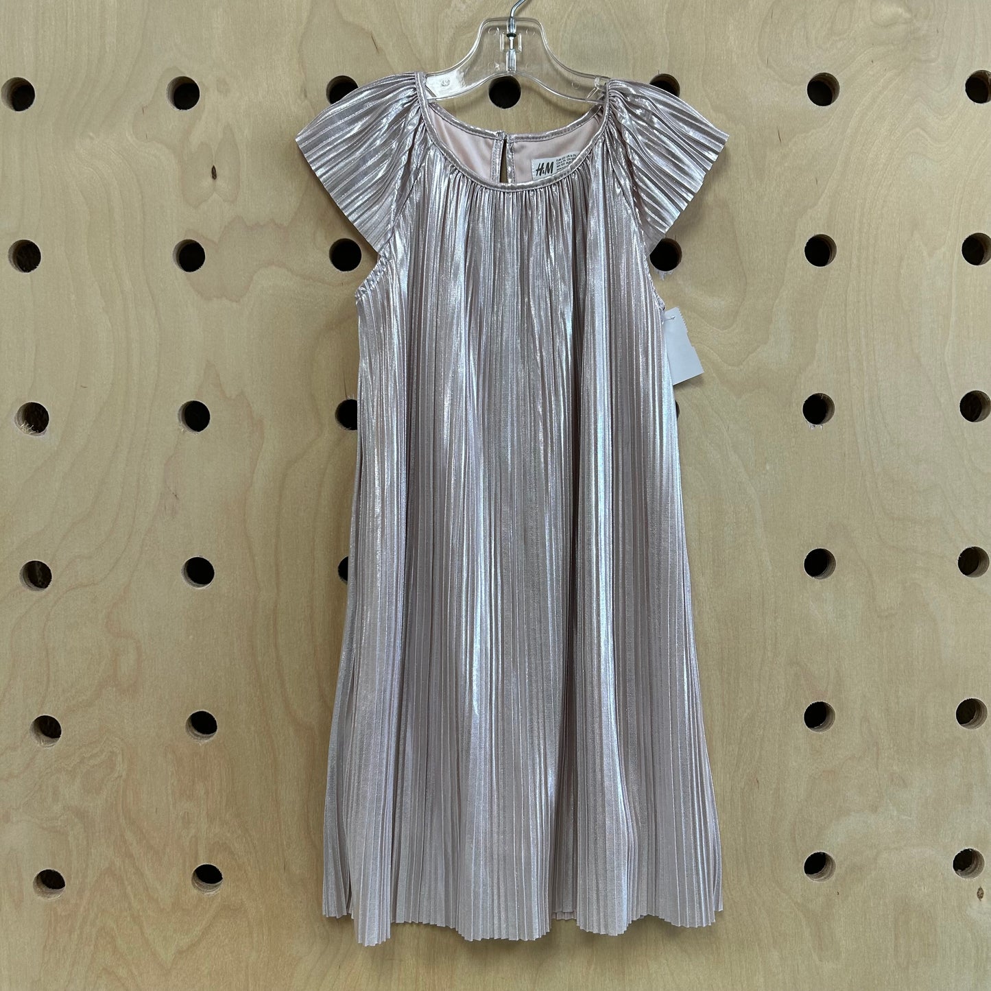 Pink Metallic Shimmer Dress