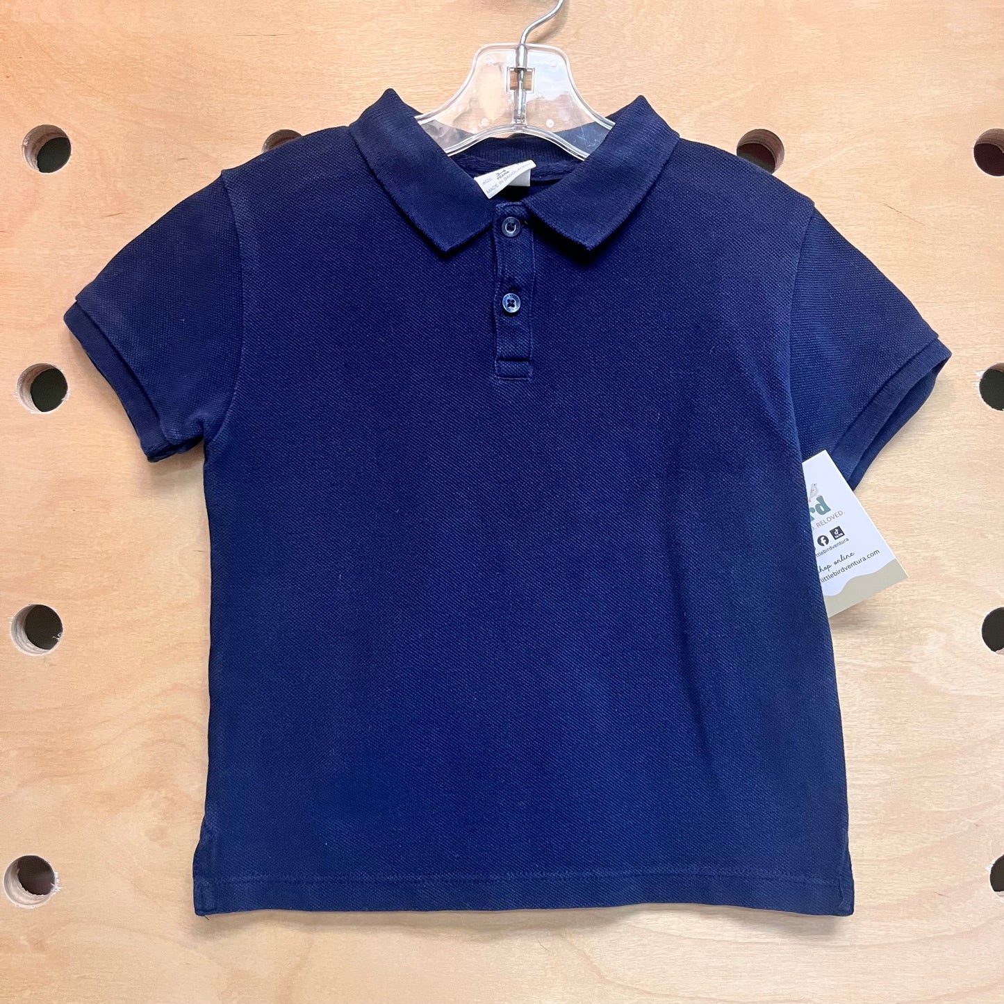 Blue Short Sleeve Polo