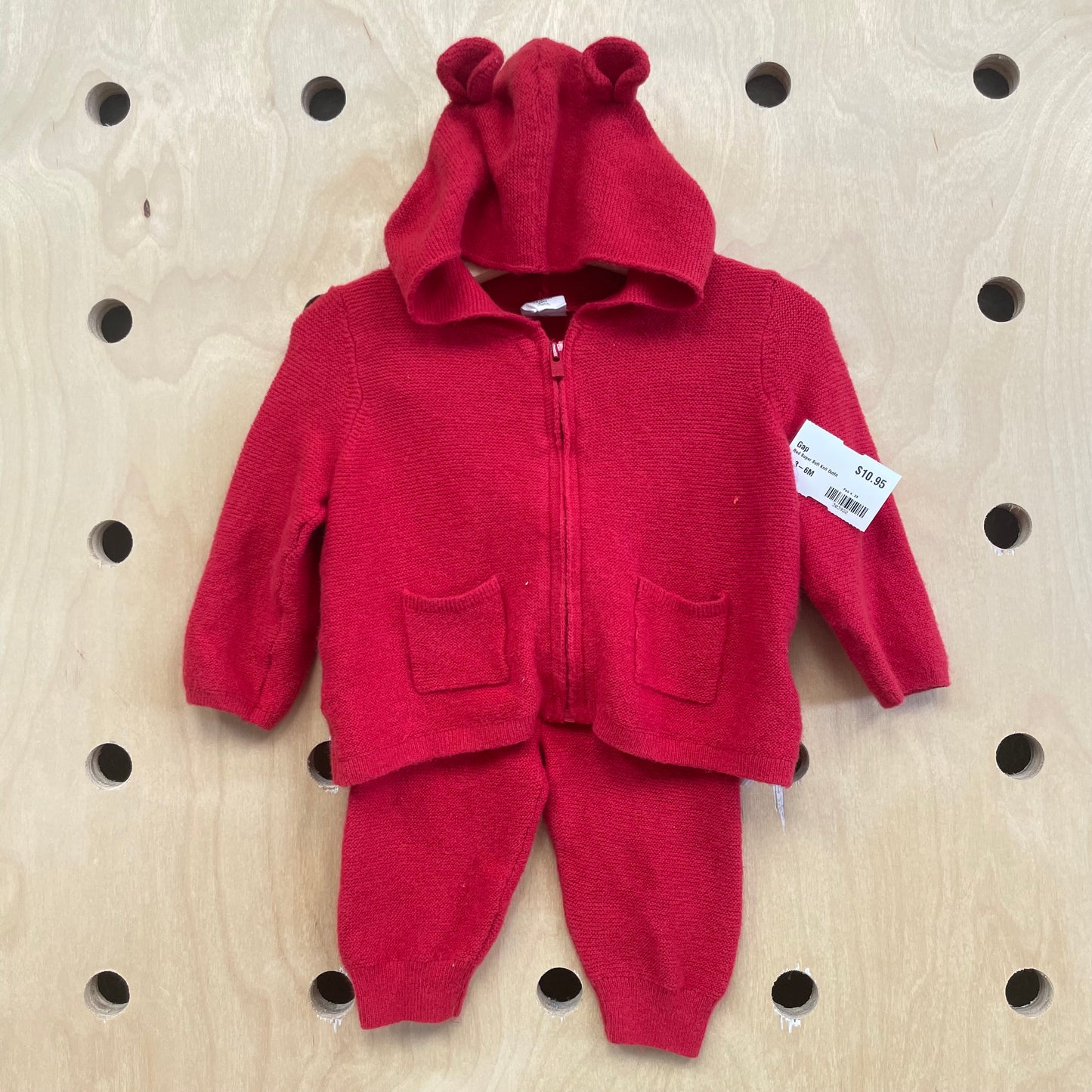 Red Super Soft Knit Outfit