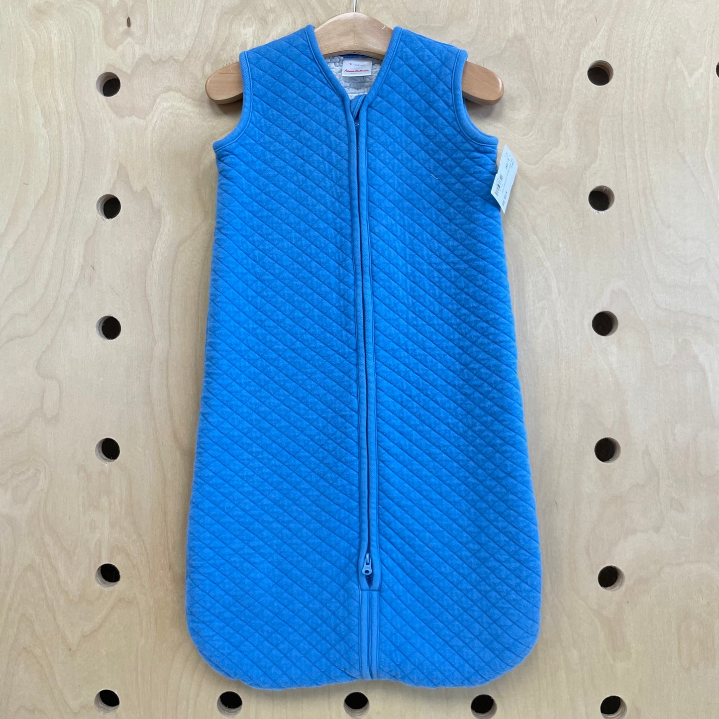 Blue Quilted Sherpa-Lined Sleep Sack