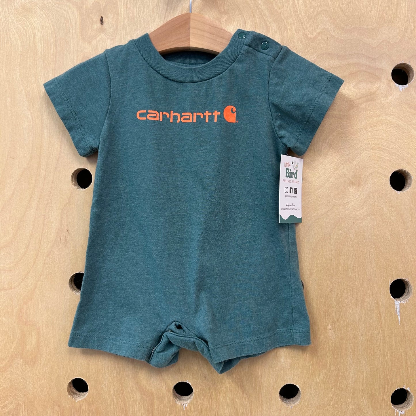 Green Logo Romper