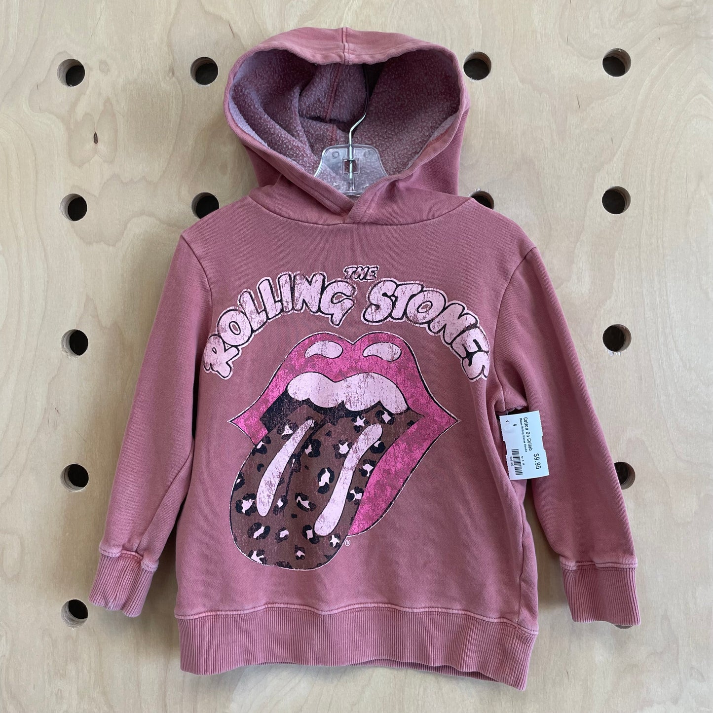 Mauve Rolling Stones Hoodie