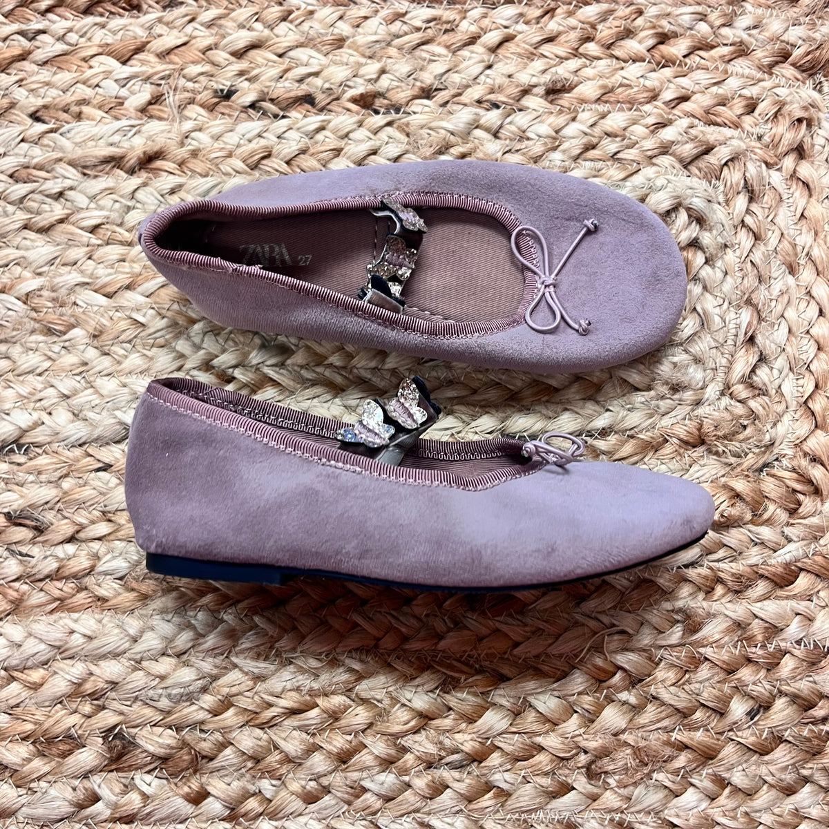 Pink Butterfly Flats