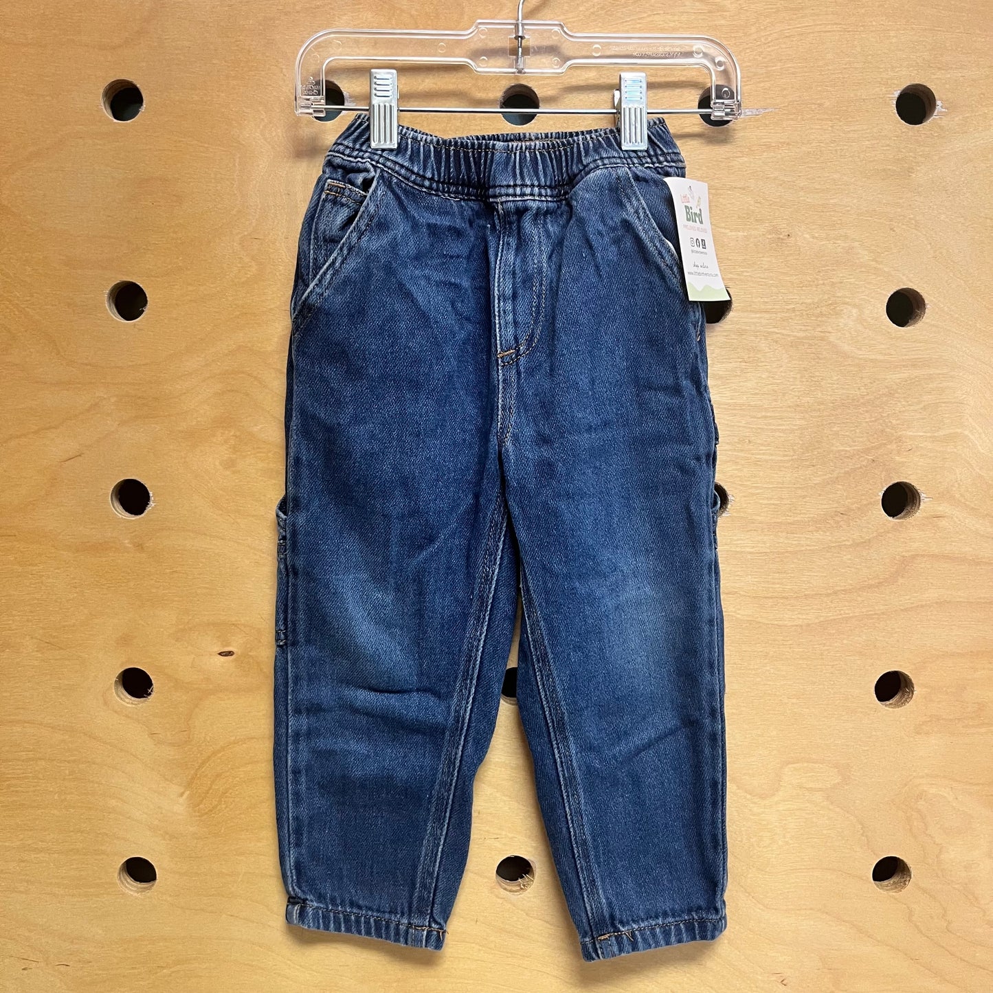 Denim Pull On Joggers