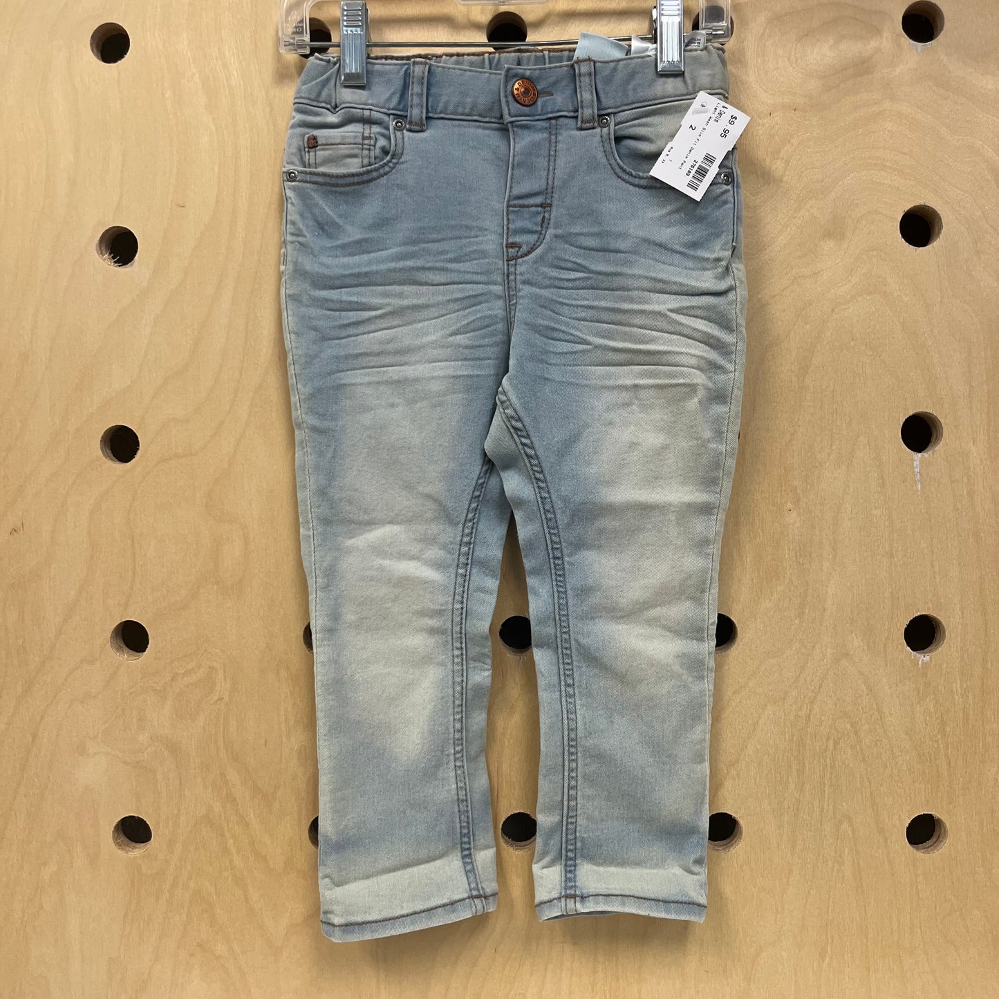 Light Wash Slim Fit Denim Pant