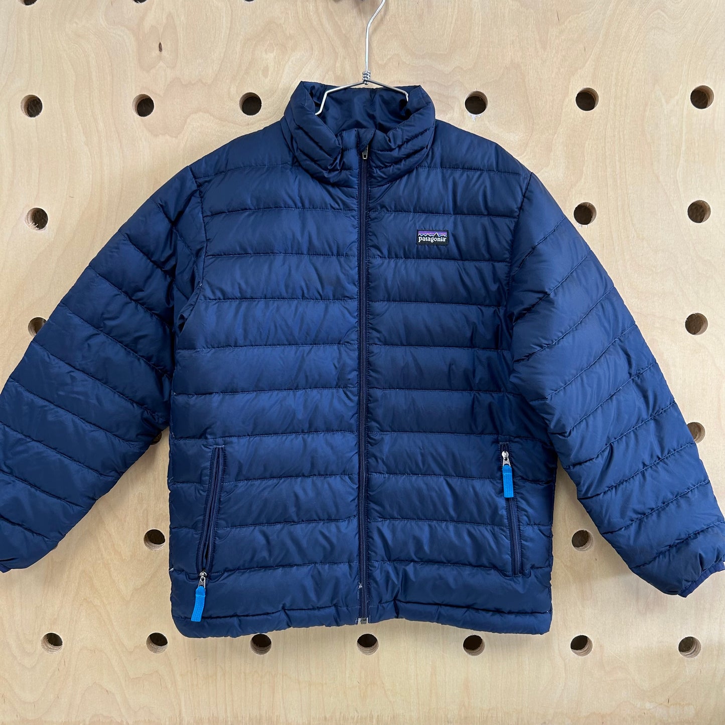 Blue Baby Down Sweater Jacket