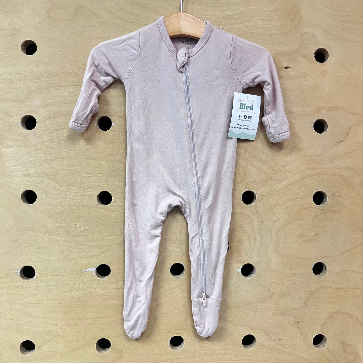 Pink Bamboo Footies