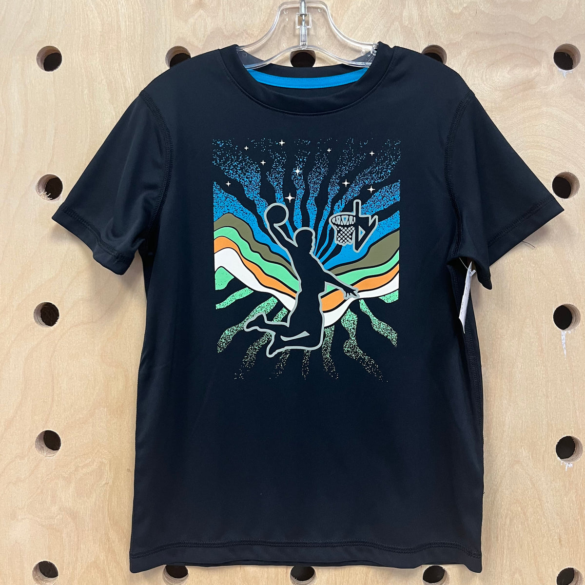 Black Slam Dunk Active Tee