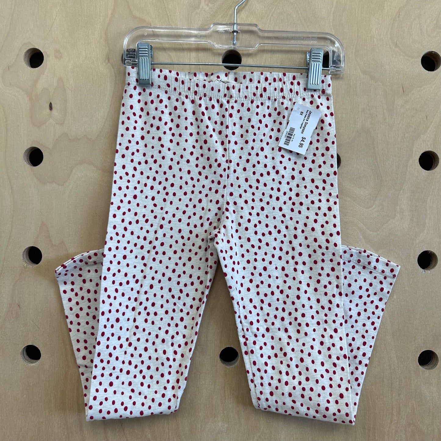 Red Polka Dot Leggings