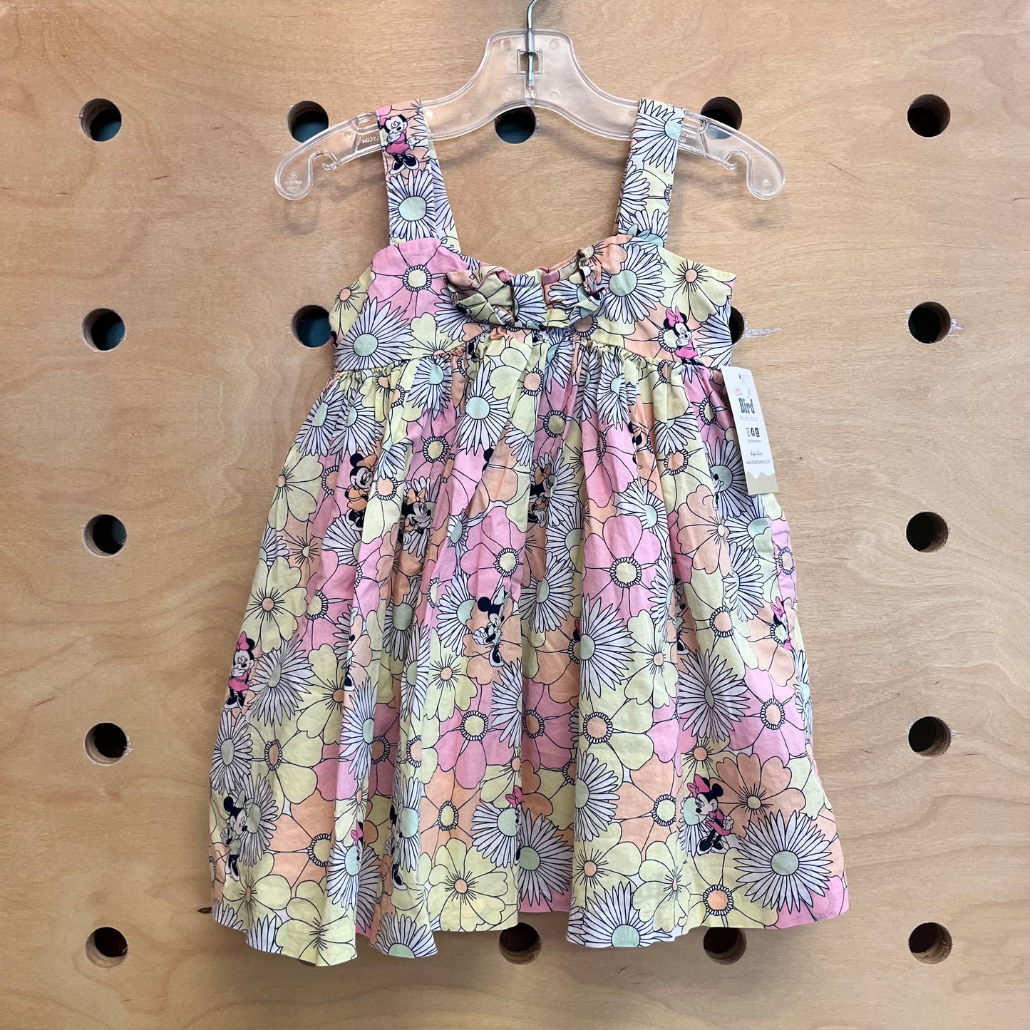 Pink/Yellow Floral Minnie Dress