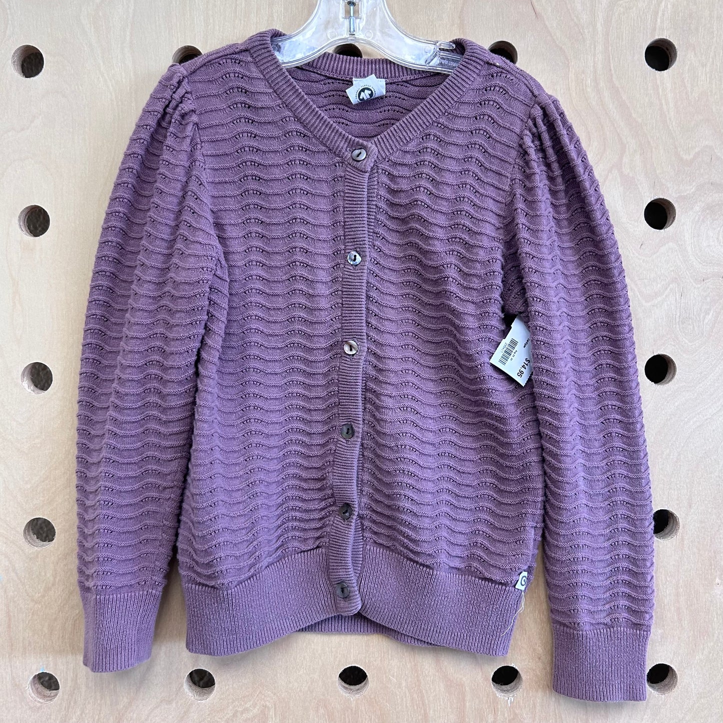 Dusty Purple Knit Cardigan
