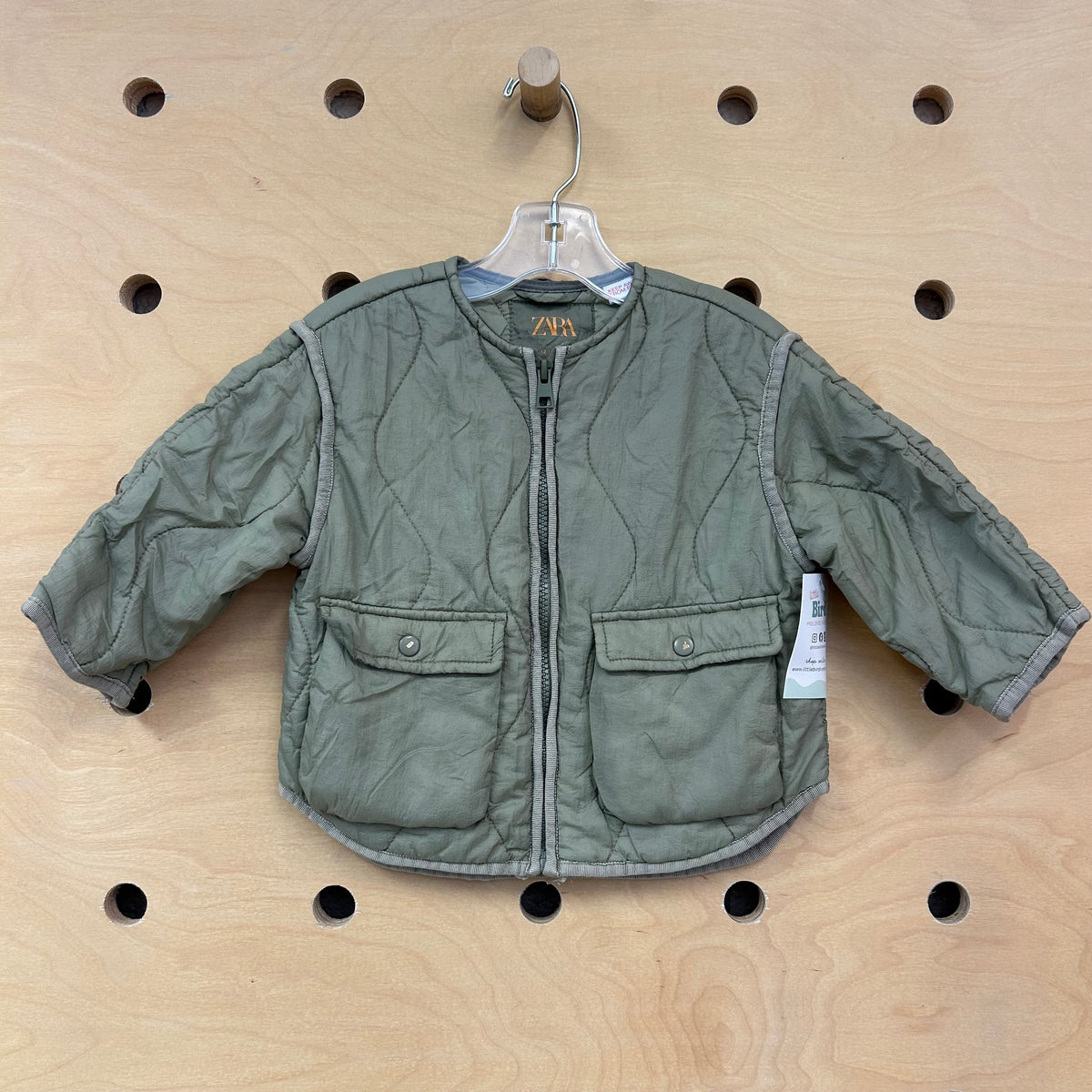 Green Quilted Jacket